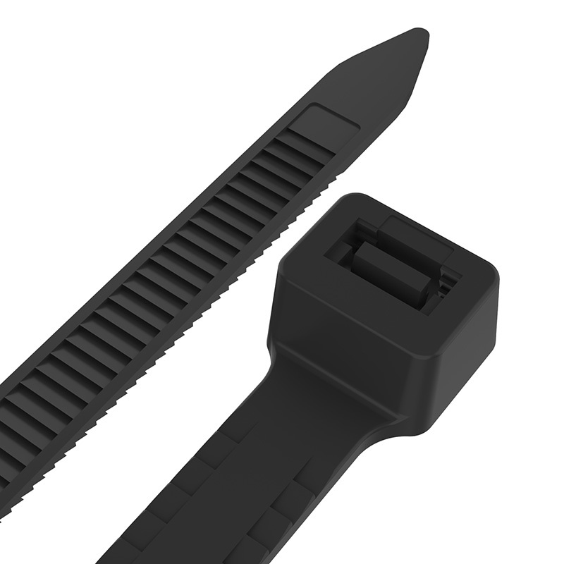 Изображение товара Хомут-стяжка Rexant с тройным замком 400x7.6 мм 100 шт черный нейлон