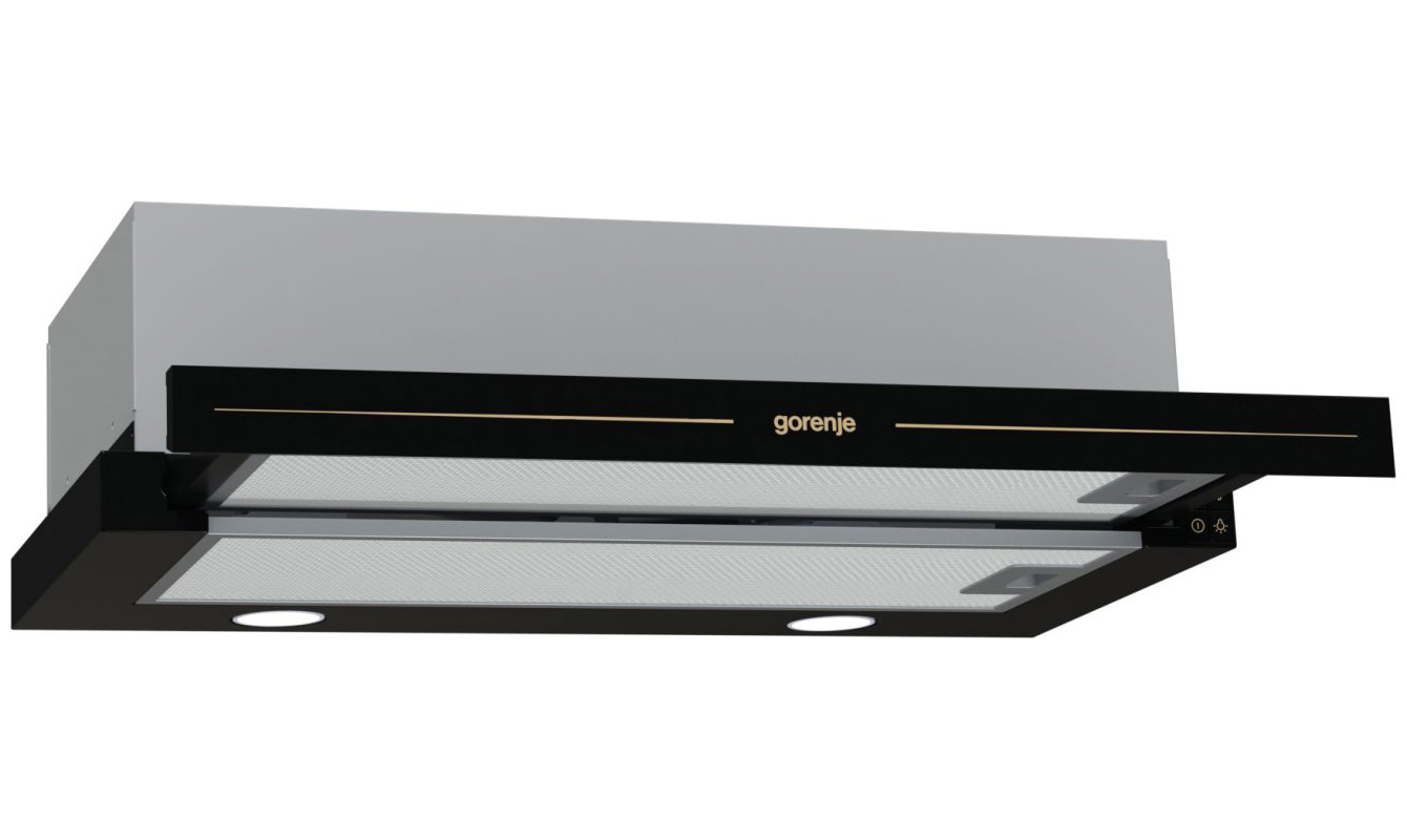 Изображение товара Встраиваемая вытяжка Gorenje BHP 62 CLB 60 см цвет черный