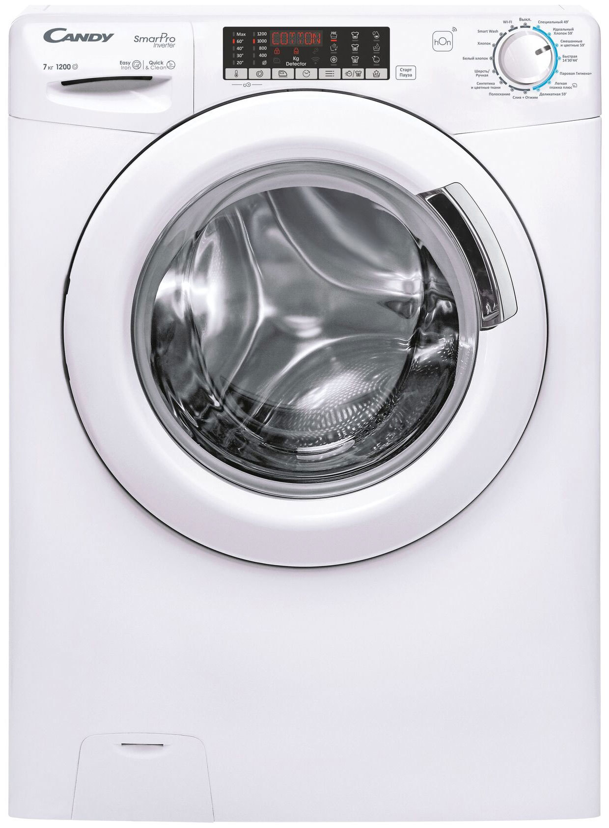 Изображение товара Стиральная машина Candy Cso4 276Twm-07 Quick & Clean 60x85x40 см 7 кг цвет белый