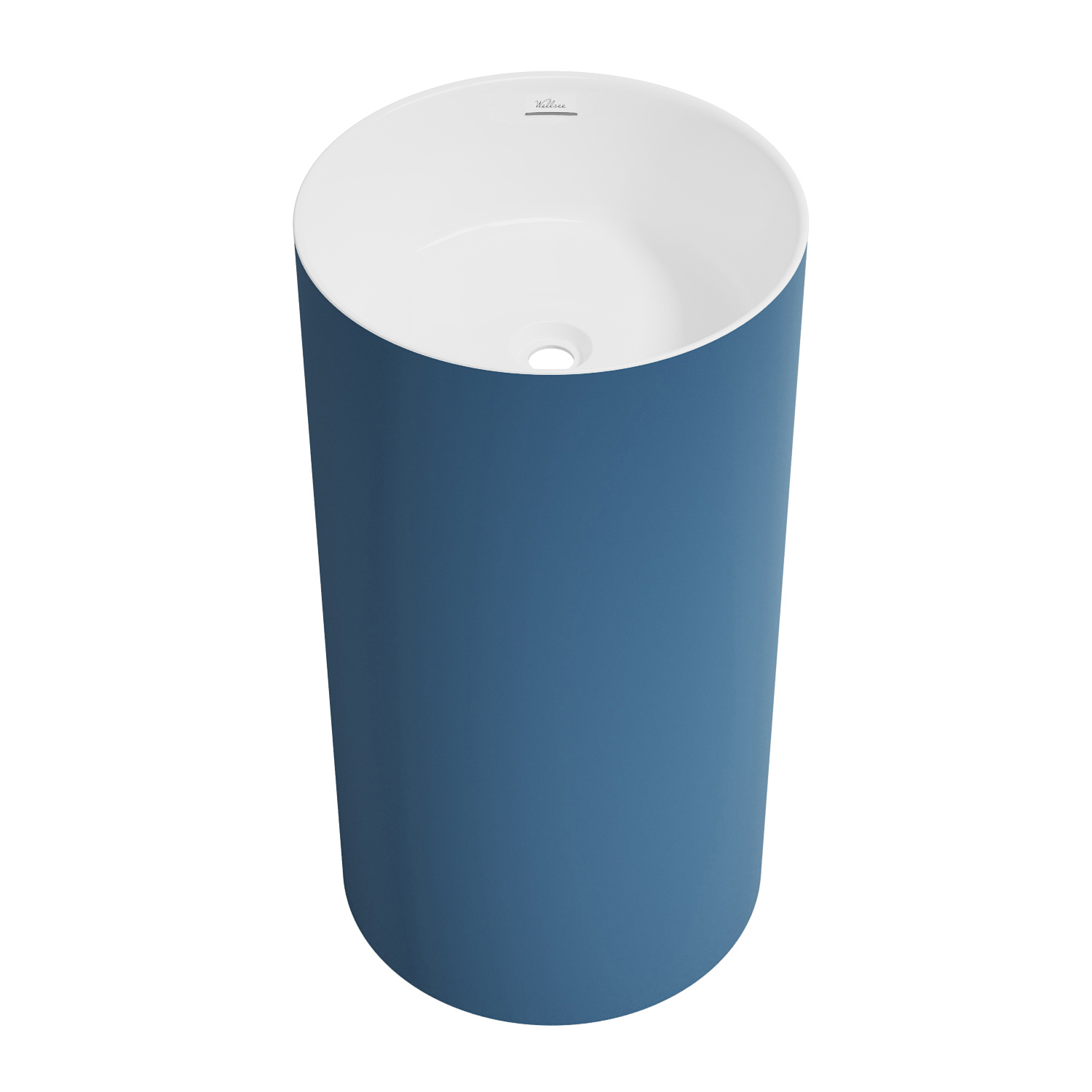 Изображение товара Напольная акриловая раковина Wellsee Chalice Perfection 45x45x85 см белая