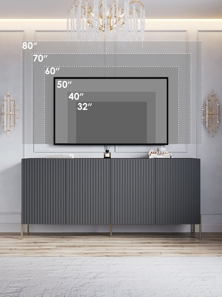 Изображение товара Комод Puzzlemebel Селлин 180х40х82.5 см в стиле арт-деко с мраморной столешницей