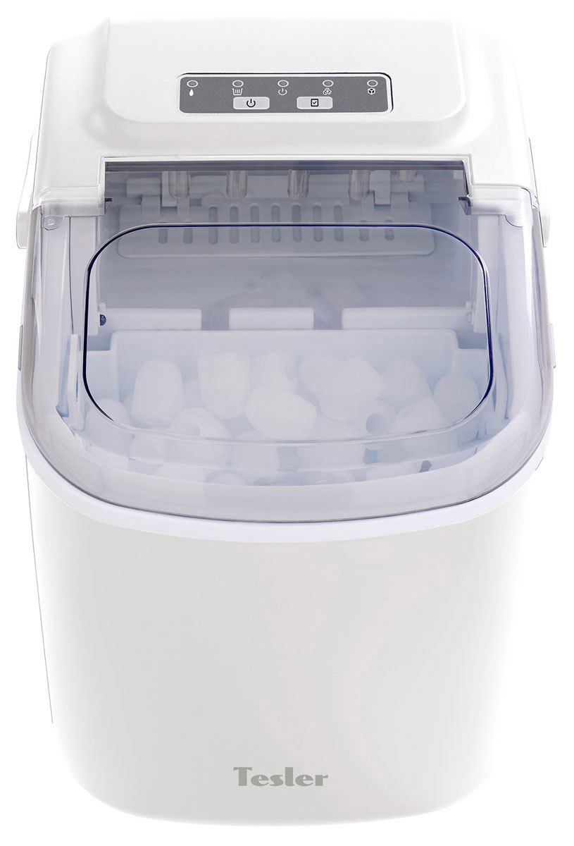 Изображение товара Ледогенератор Tesler ICM-1201 белый - быстрое приготовление льда для напитков