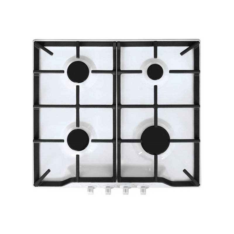 Изображение товара Газовая варочная панель Gefest ПВГ 1212 4 конфорки белая встроенная