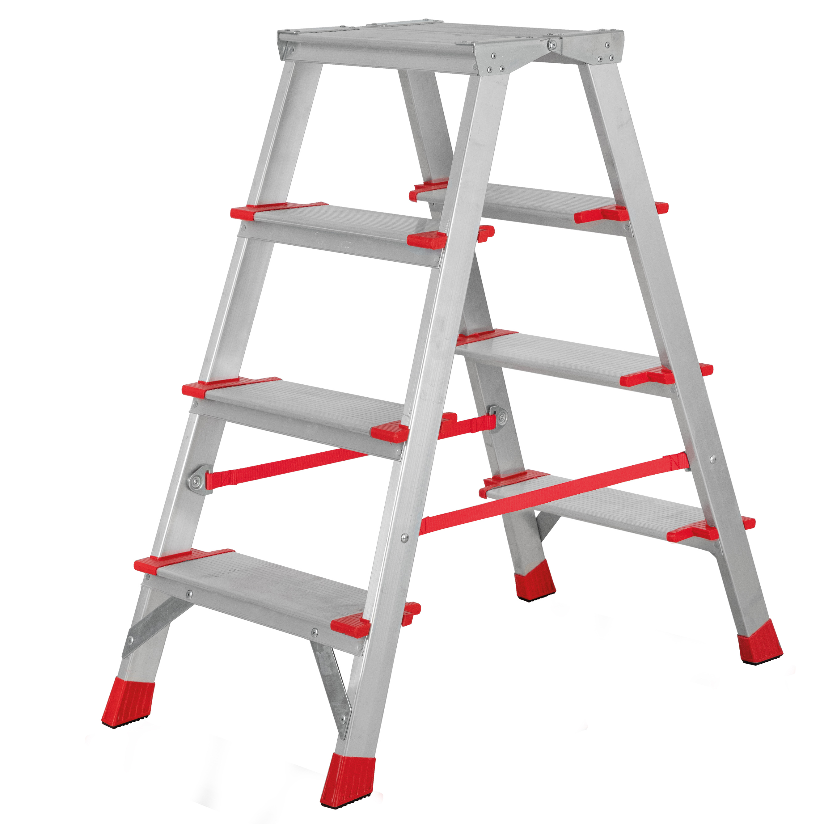Изображение товара Алюминиевая стремянка Новая Высота NV 3127 4 ступени грузоподъемность 225 кг