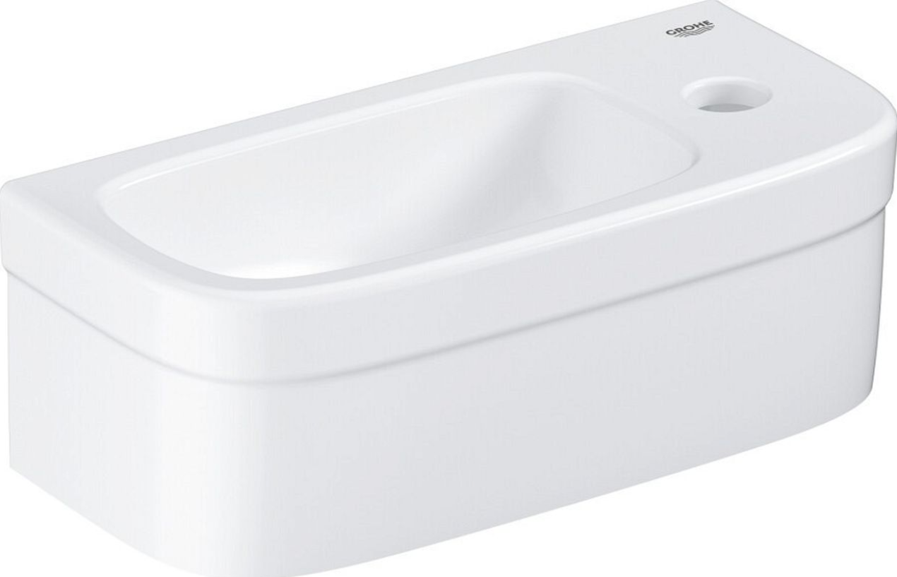 Изображение товара Раковина подвесная Grohe euro ceramic 39327000 36.9см цвет альпин-белый Изображение товара Раковина подвесная Grohe euro ceramic 39327000 36.9см цвет альпин-белый