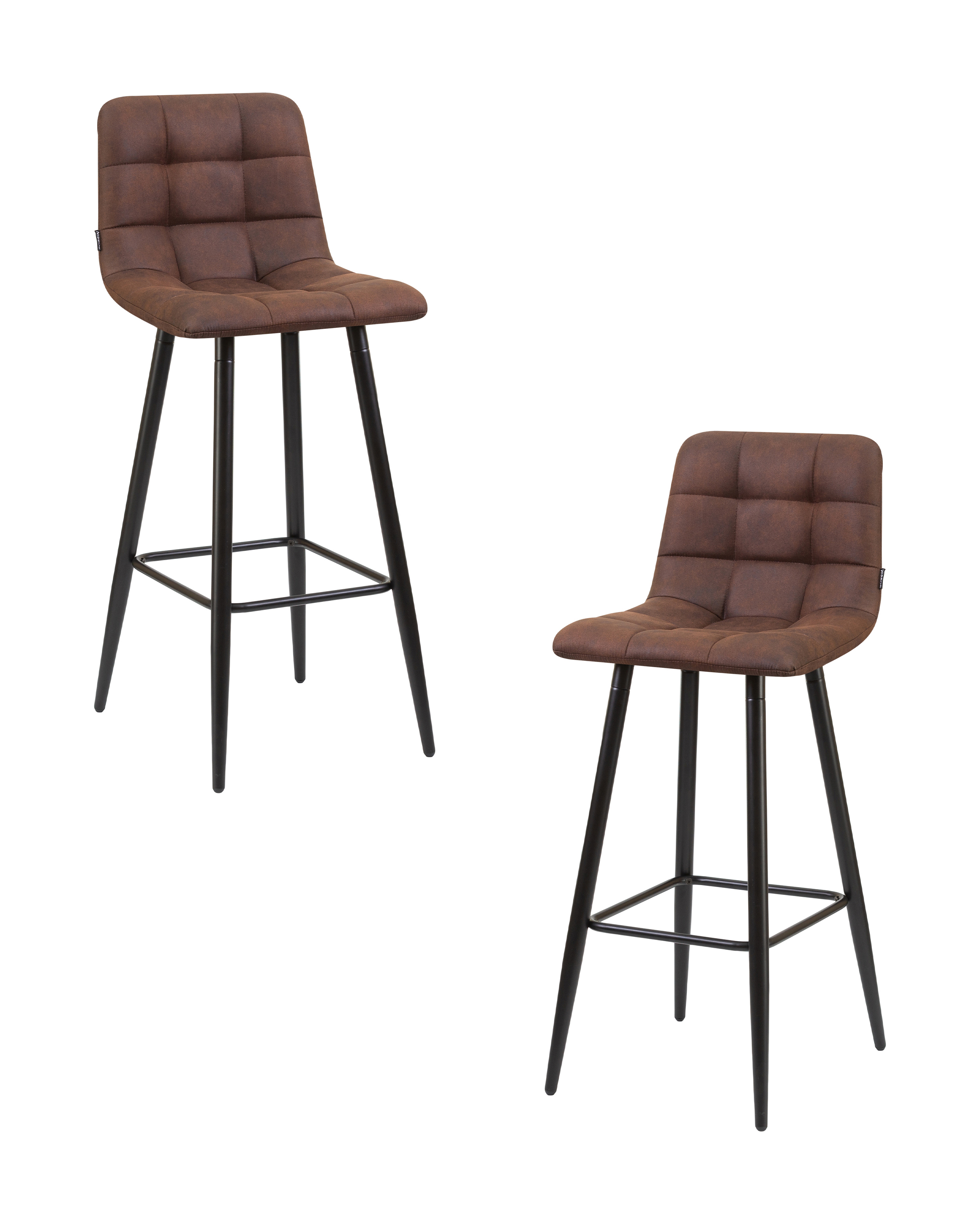 Изображение товара Барный стул Dobrin Nicole lml-8078 43x105x52 см цвет коричневый 2 шт