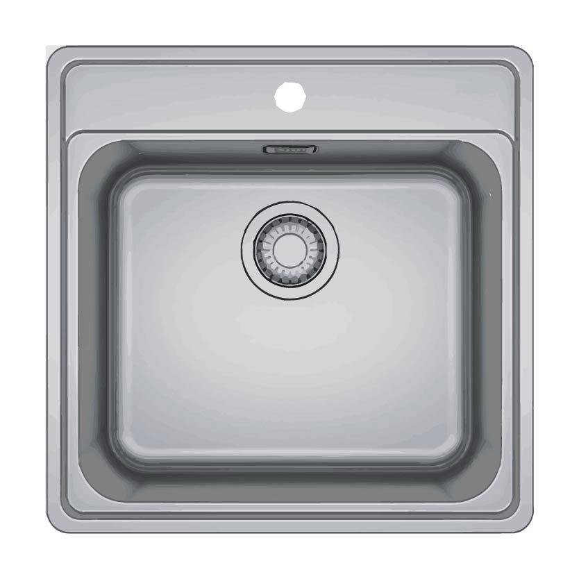 Изображение товара Врезная мойка Franke 610-51 TL из нержавеющей стали для кухни