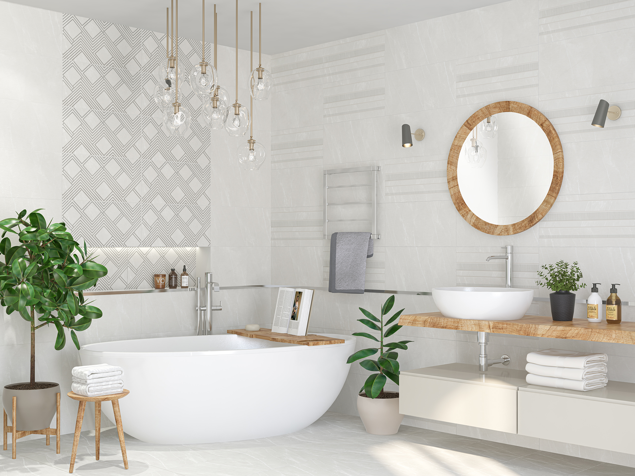 Изображение товара Керамогранит Azori Hygge Light 600x600 серый для пола и фасада