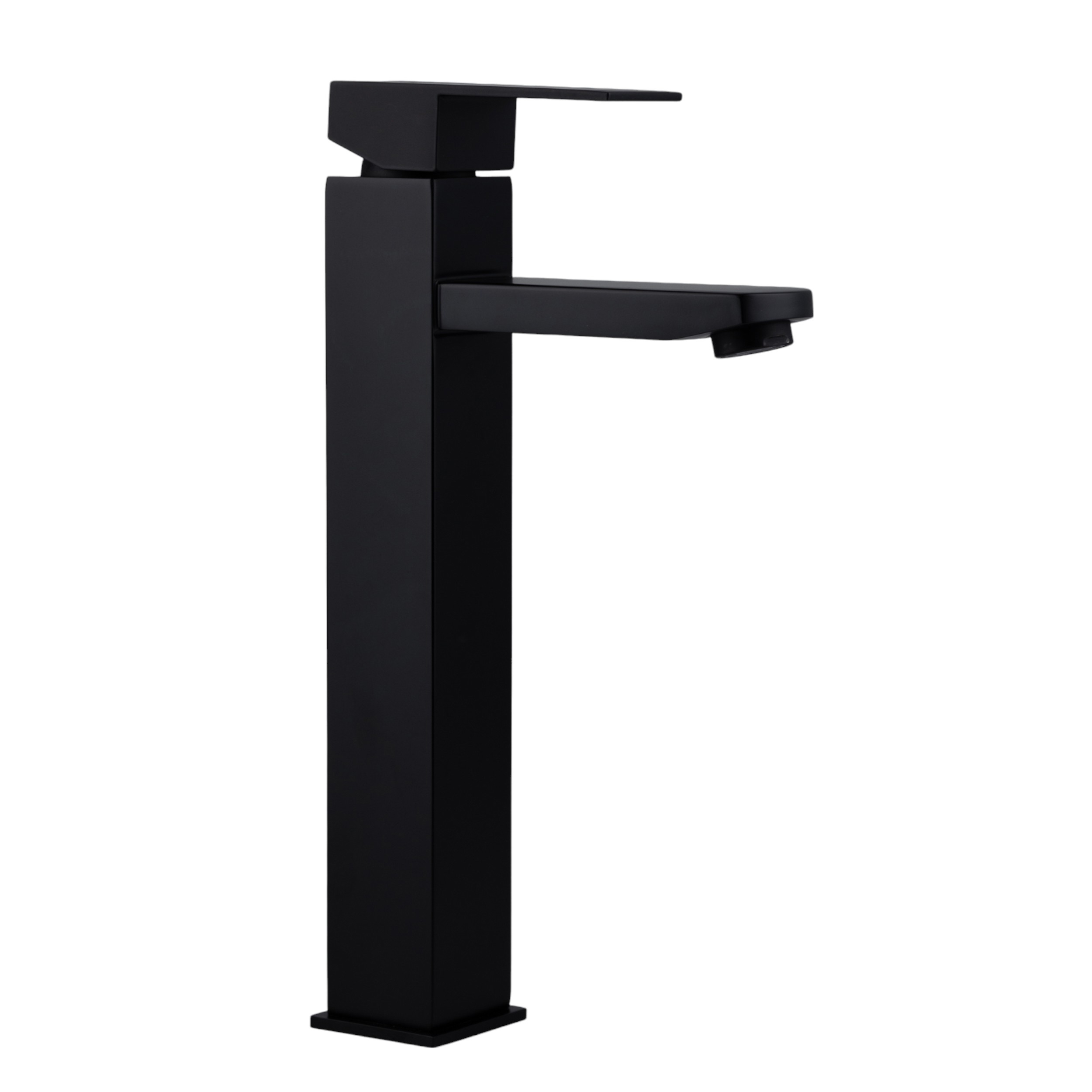 Изображение товара Смеситель для раковины Diadonna D235-13BL однорычажный с узким высоким стационарном изливом цвет черный