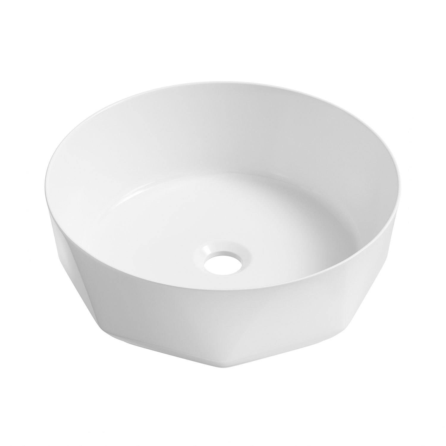 Изображение товара Керамическая раковина Lavinia Boho Bathroom Sink 42см глянцевый белый Germany