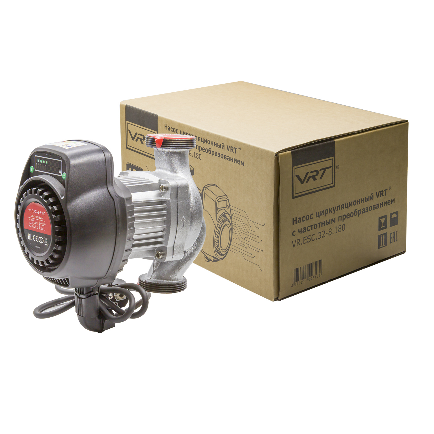 Изображение товара Циркуляционный насос VRT 552652 32/8 180 чугун IP42 для систем отопления