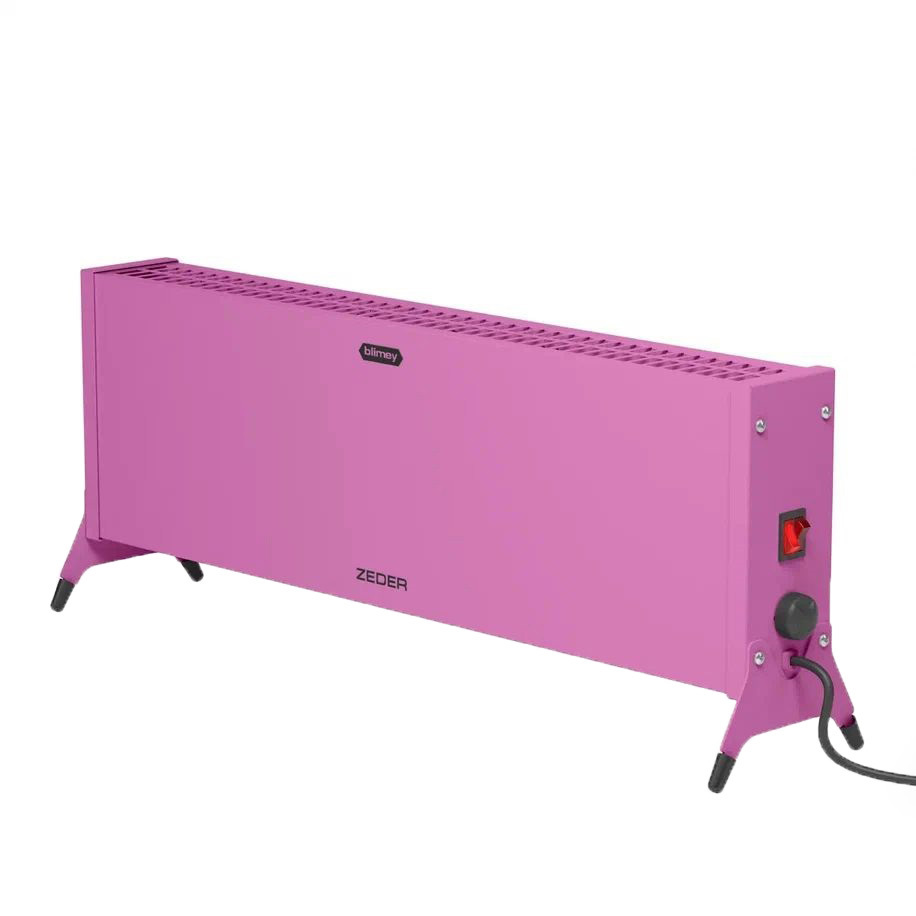 Изображение товара Электрический конвектор Zeder 20MX-12 Pink 2000 Вт для обогрева помещений до 25 м²