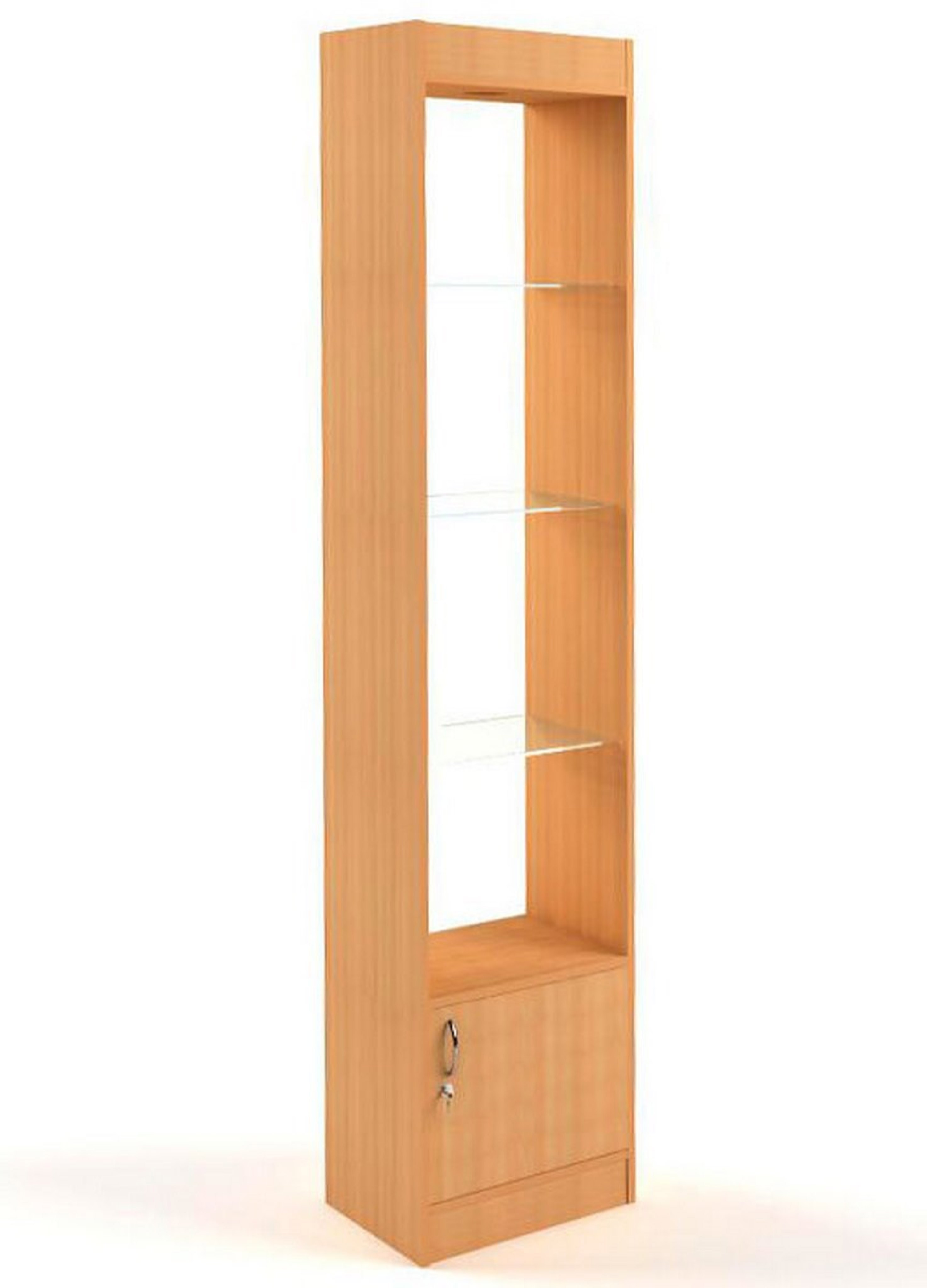 Изображение товара Шкаф-витрина Универсал 45x200 см с подсветкой и накопителем