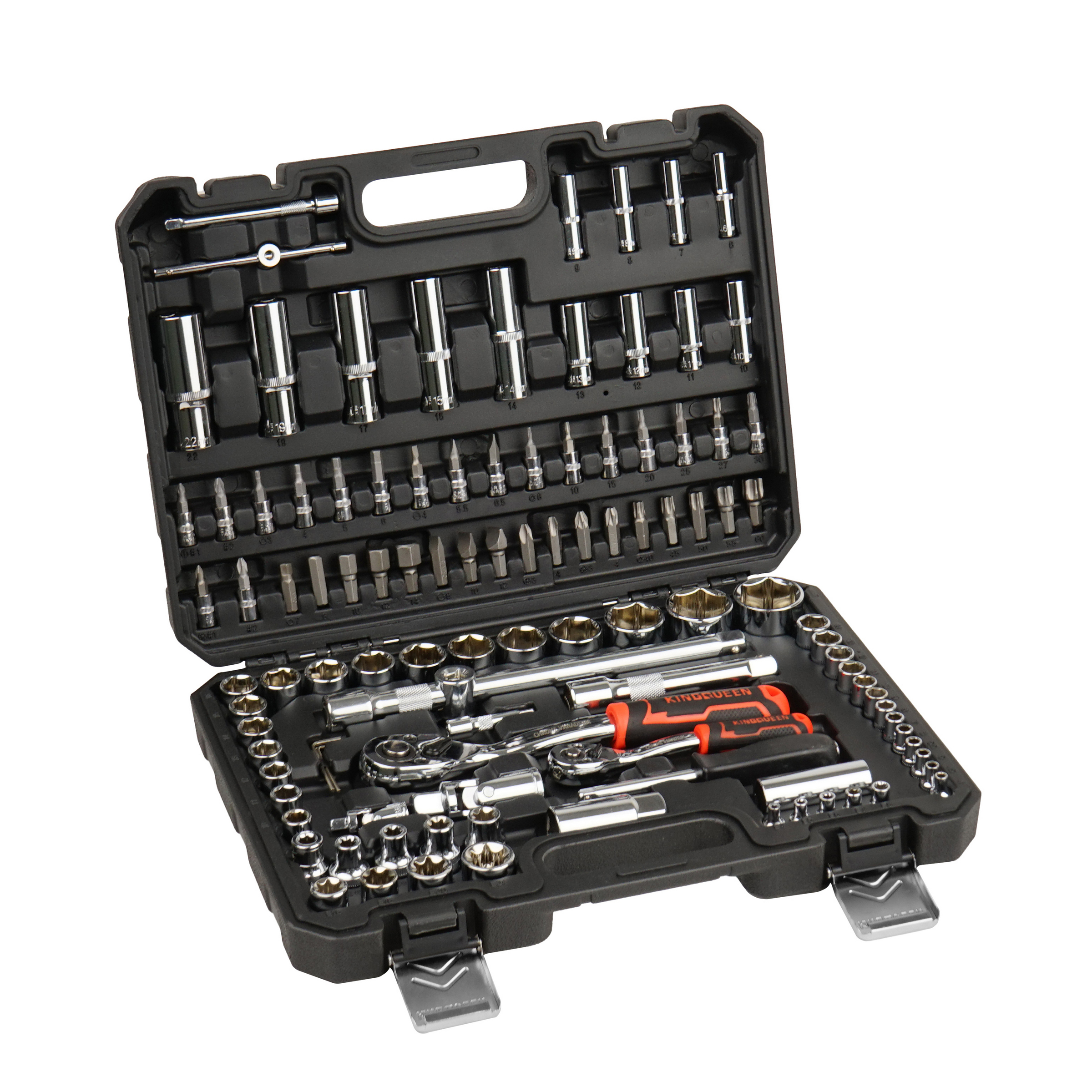 Изображение товара Набор инструментов KINGQUEEN WIB-60001, 108 предметов в кейсе