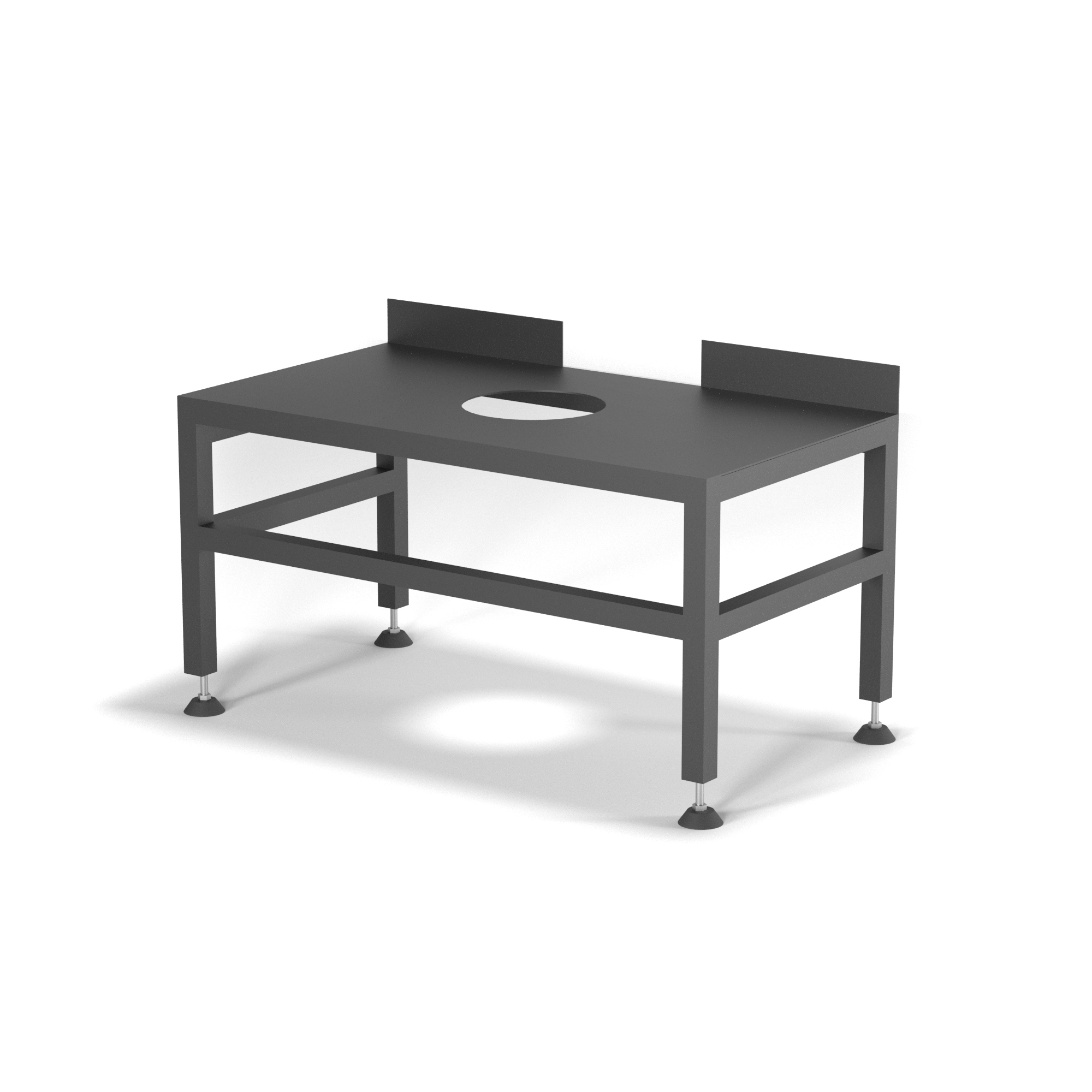 Изображение товара Подставка под каминные топки Везувий 45x36x34см из стали для надежной установки