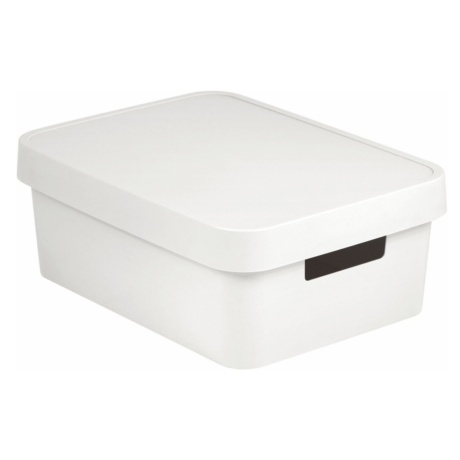 Изображение товара Коробка для хранения вещей с крышкой Curver INFINITY Box Plain 11 литров белый