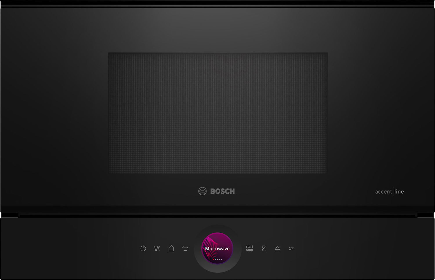 Изображение товара Встраиваемая микроволновая печь Bosch BFL9221B1 21 л сенсорный дисплей