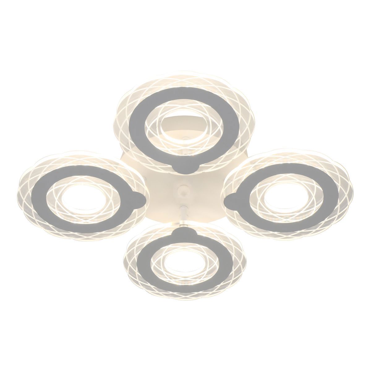 Изображение товара Люстра потолочная светодиодная Escada Jessie 24 м² пульт белая современная