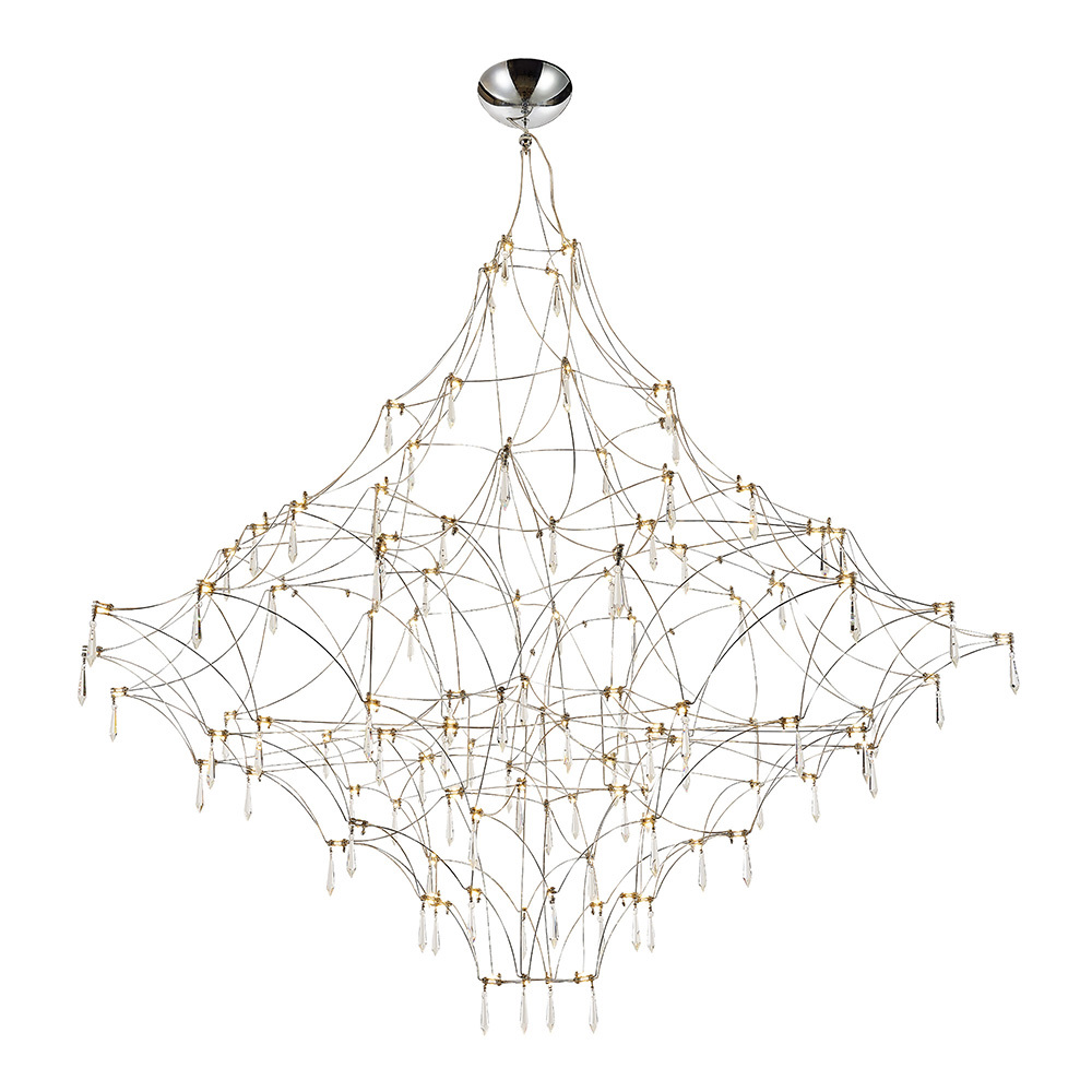 Изображение товара Люстра подвесная светодиодная St luce SL6601.103.114 20 м² хром нейтральный белый