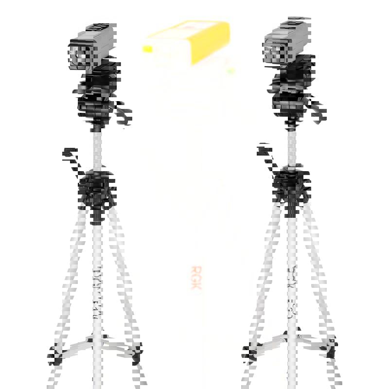 Изображение товара Штатив RGK F130 для лазерных нивелиров и фототехники, легкий и прочный