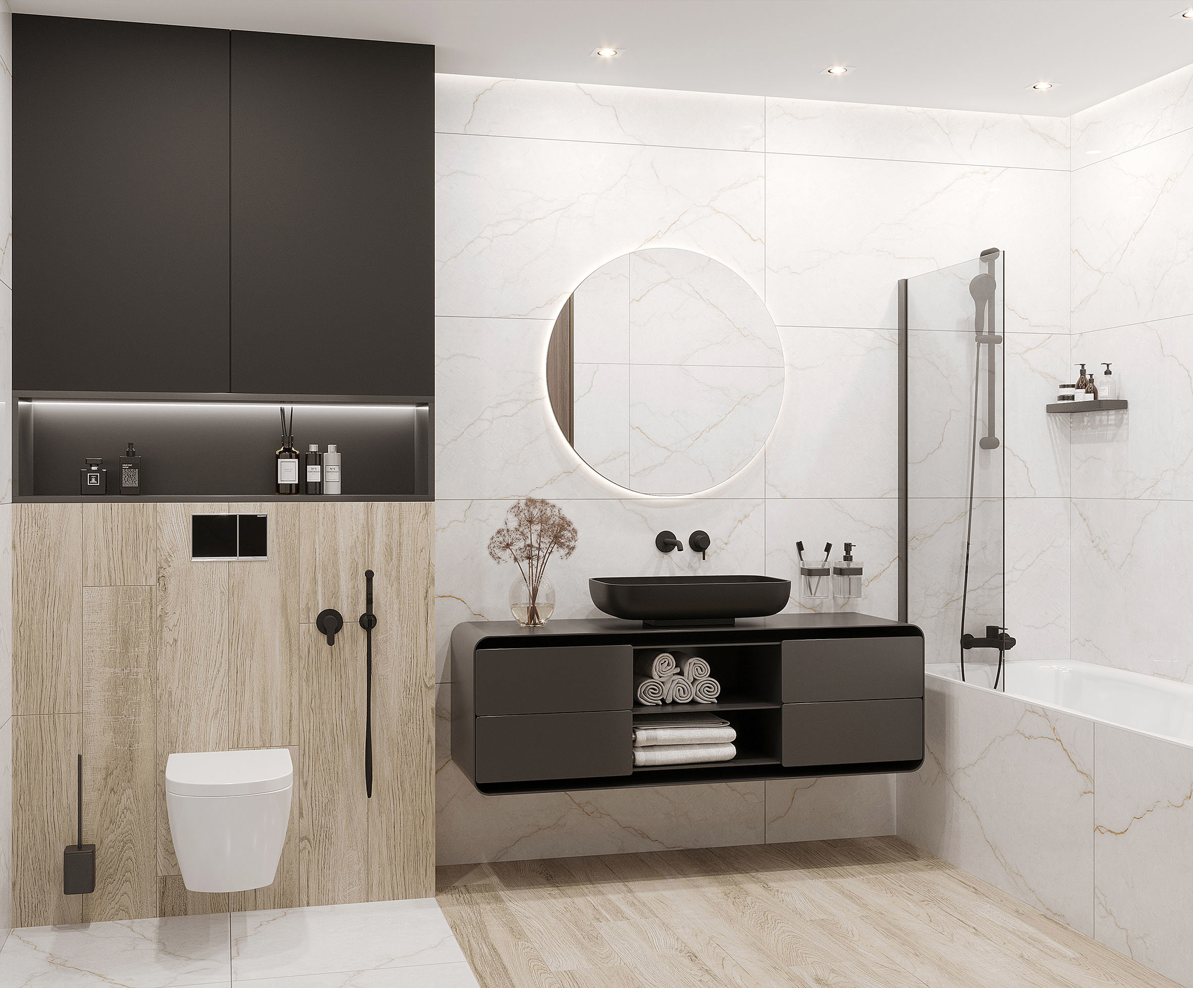 Изображение товара Керамогранит Керамопро Anil White 60x120см цвет белый