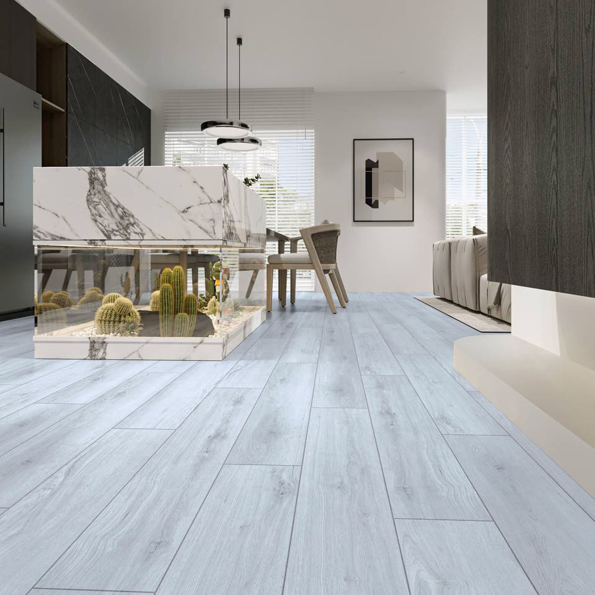 Изображение товара SPC плитка I-Floors Chamfer Дуб Балатон 4 мм влагостойкая, 2.23 м²