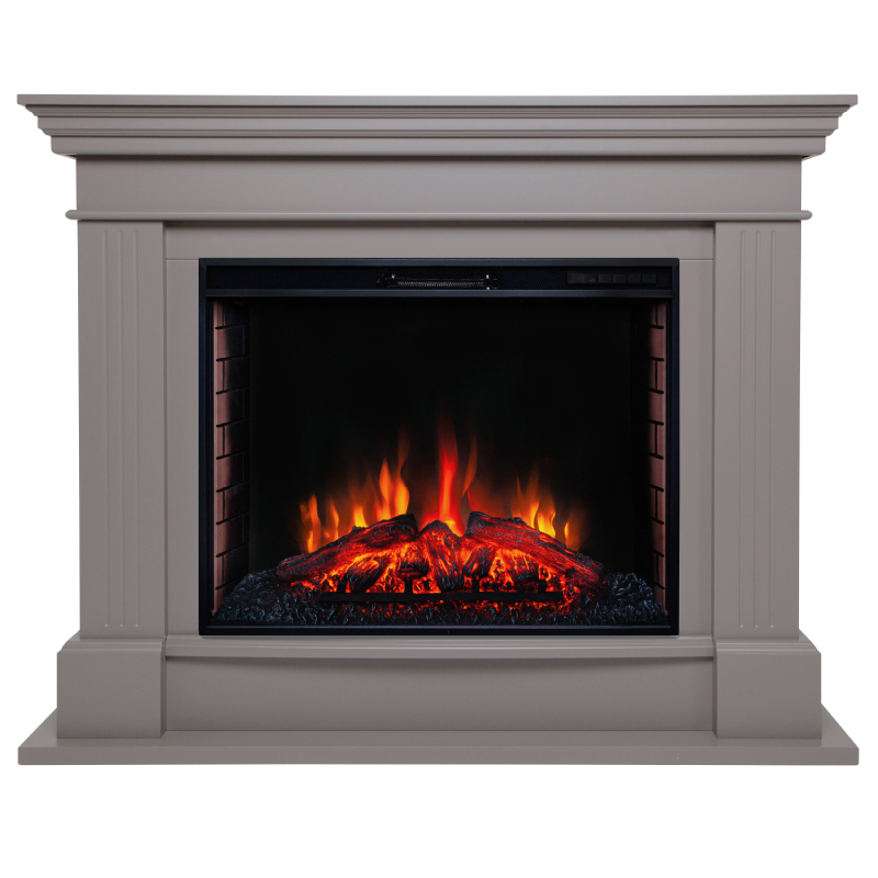 Изображение товара Каминокомплект Realflame Ontario 26/33 BG-P618 с очагом Epsilon 33, мокко, 2000Вт