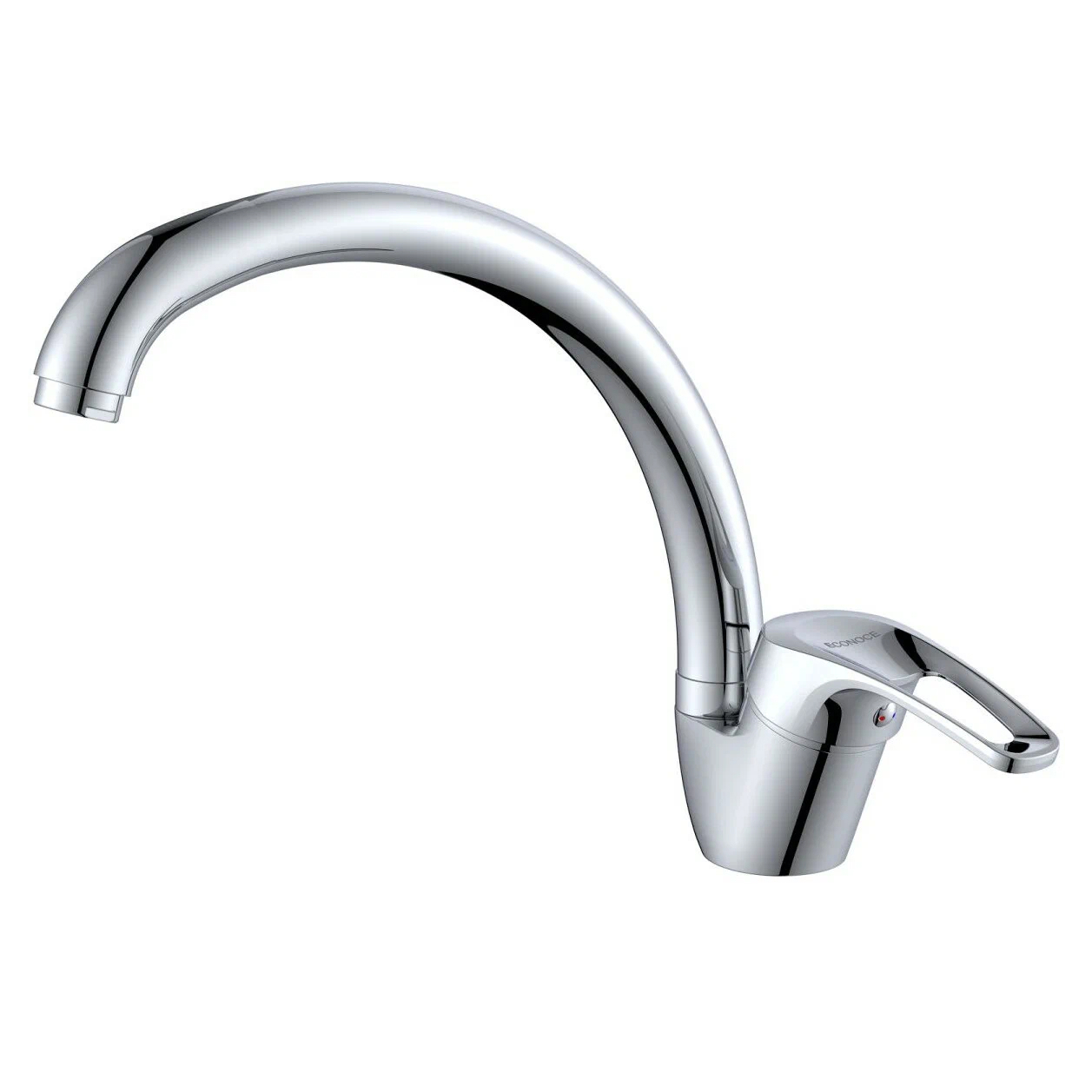 Изображение товара Смеситель для кухни Econoce EC0672 поворотный излив 18.9 см цвет хром