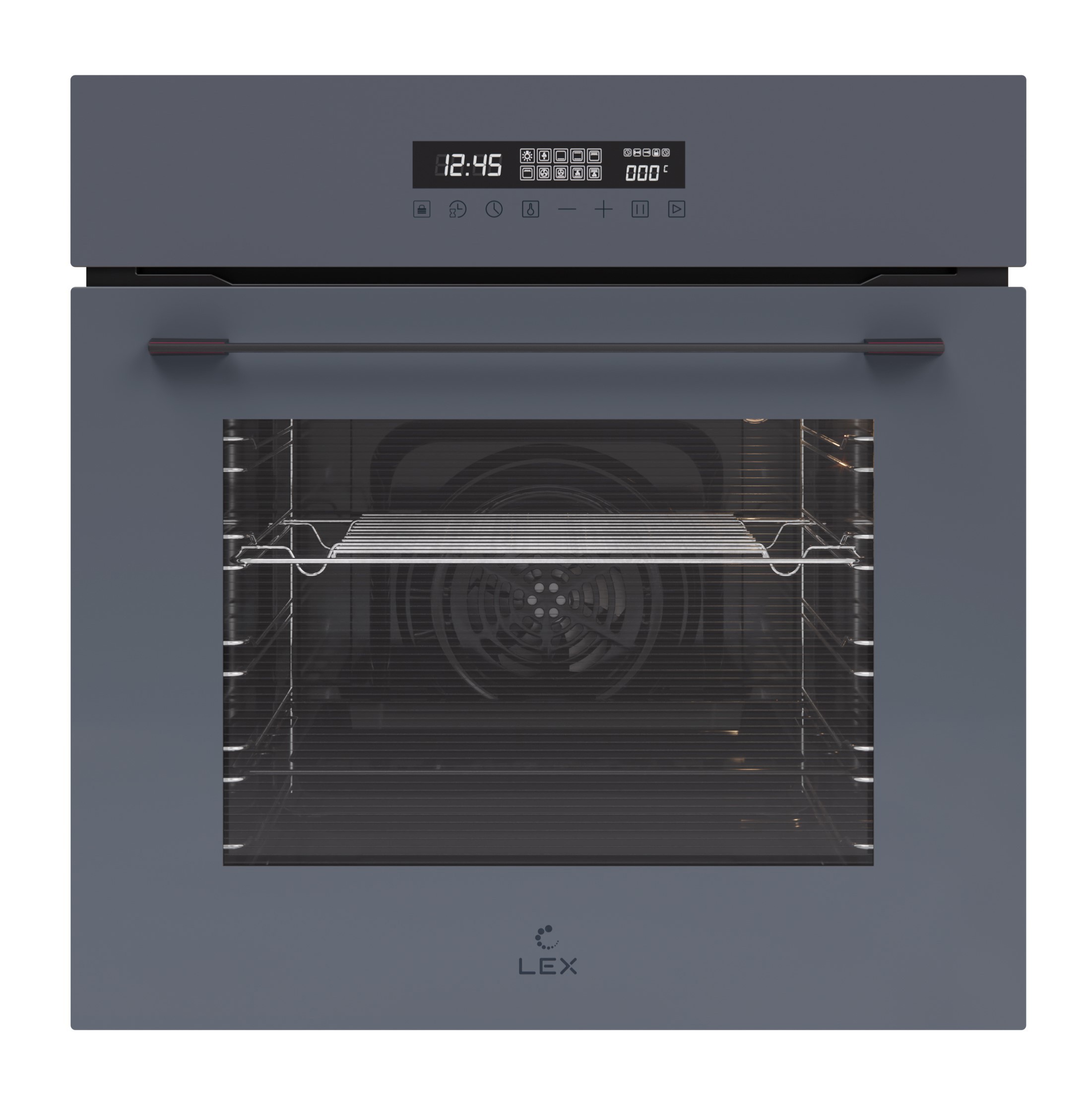 Изображение товара Духовой шкаф Lex EDS 100 GR 59.5х59.5х53 см цвет серый