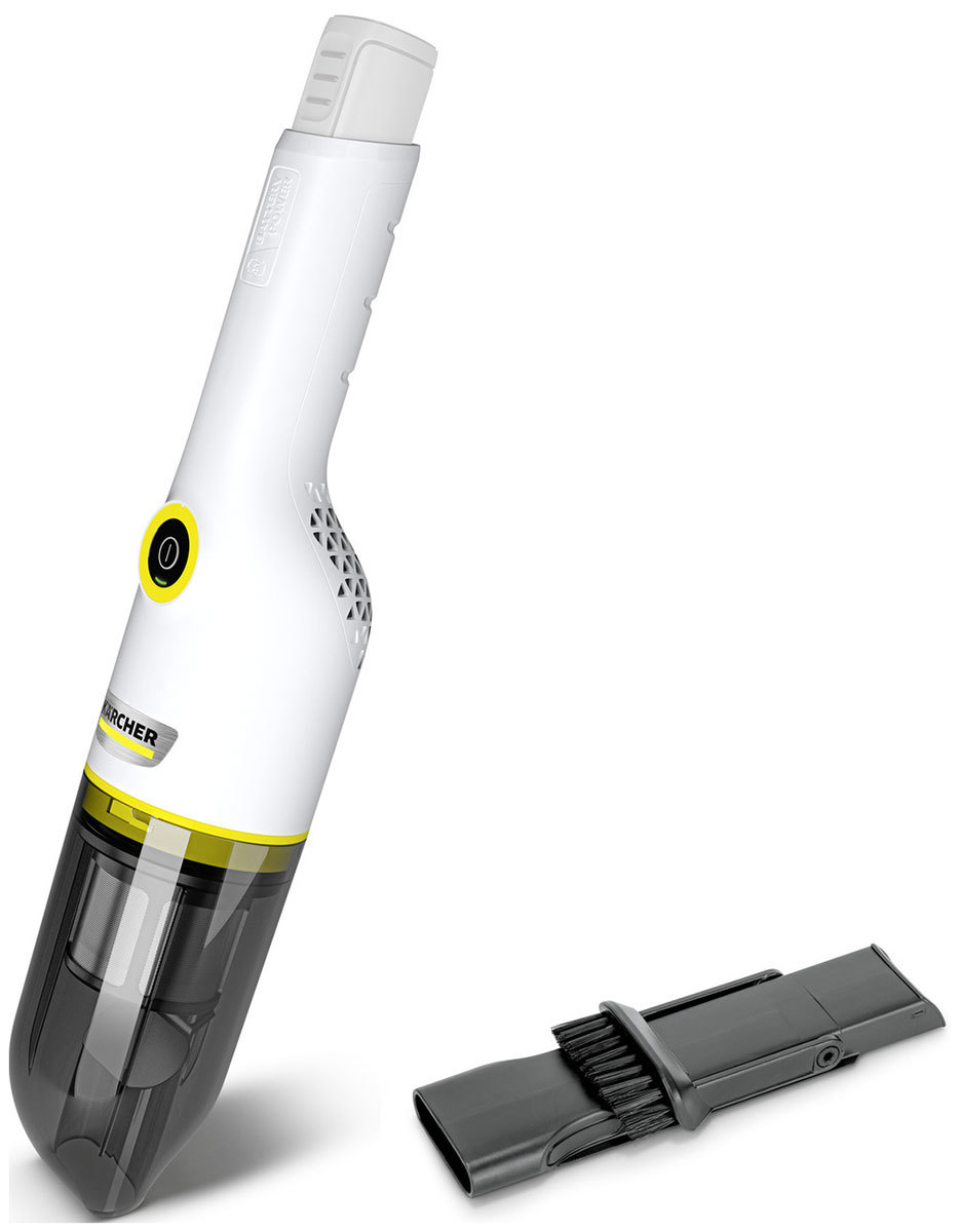 Изображение товара Портативный аккумуляторный пылесос Karcher CVH 2-4 белый 54 Вт HEPA фильтр