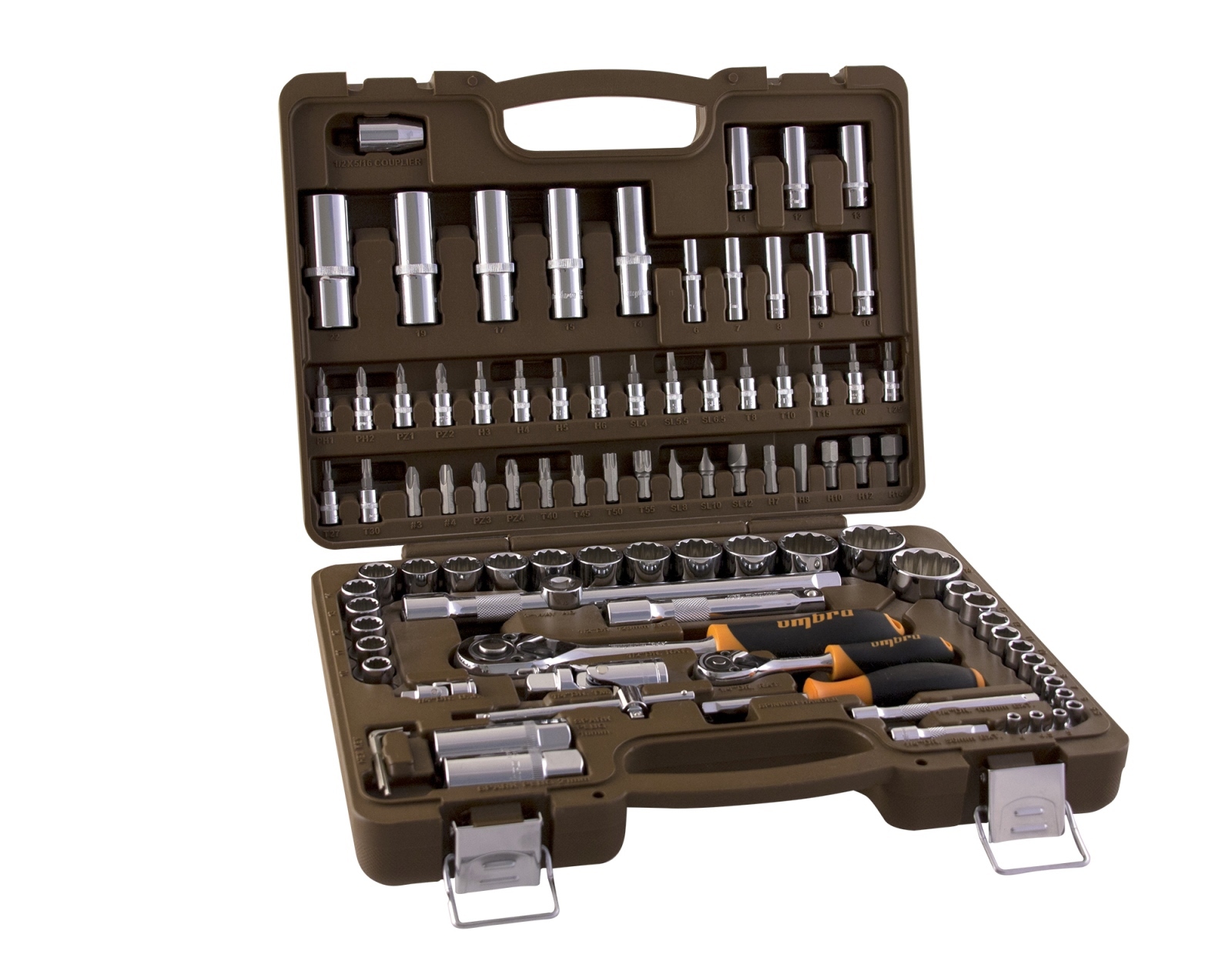 Изображение товара Универсальный набор инструментов Ombra OMT94S12 94 предмета в кейсе