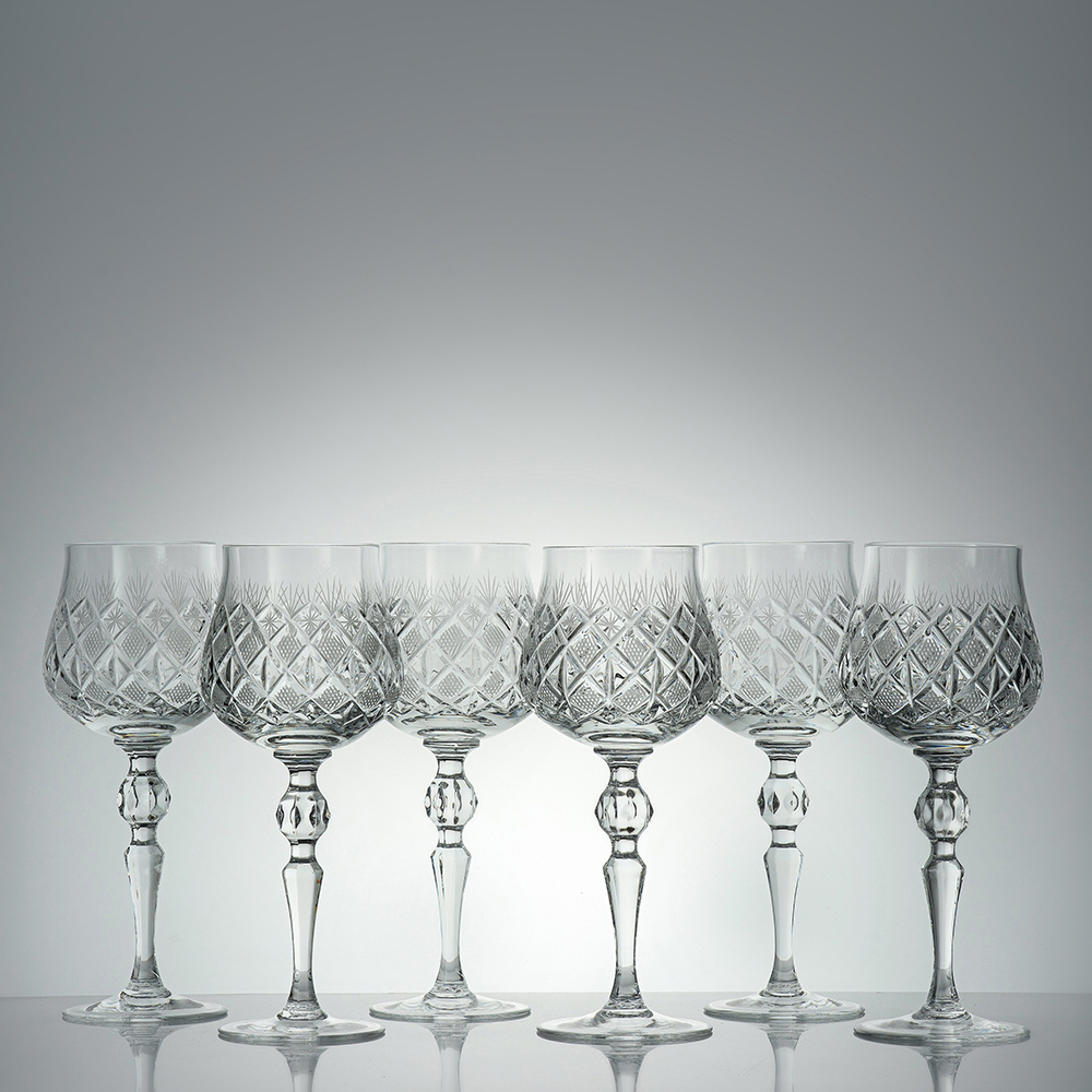 Изображение товара Набор 6 бокалов Неман 250 мл из хрусталя белорусского производства