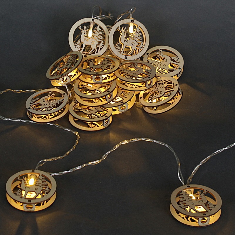 Изображение товара Электрогирлянда комнатная Sneha A-416 5м 20 ламп теплый белый