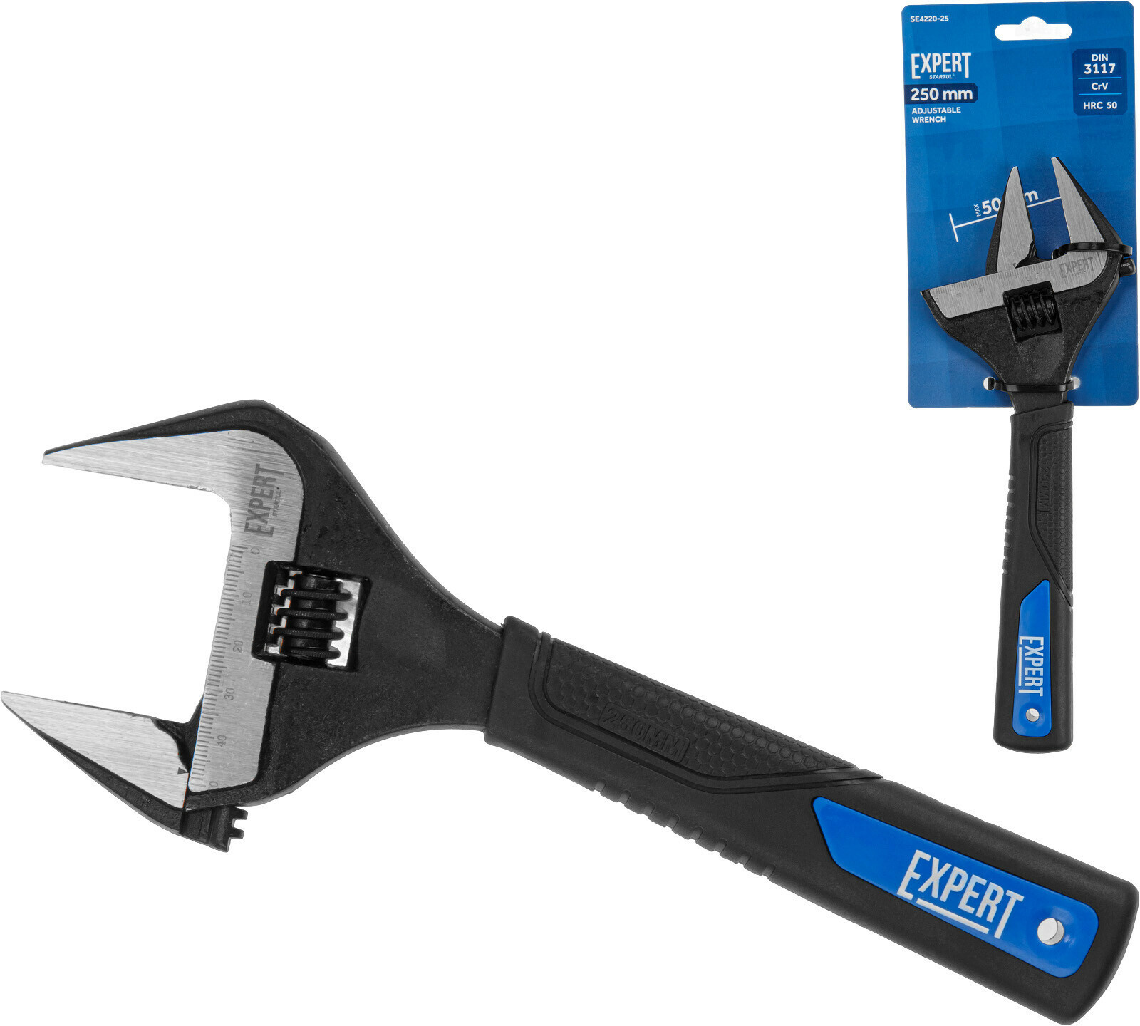 Изображение товара Ключ разводной Startul SE4220-25 250 мм для монтажа и демонтажа резьбовых соединений