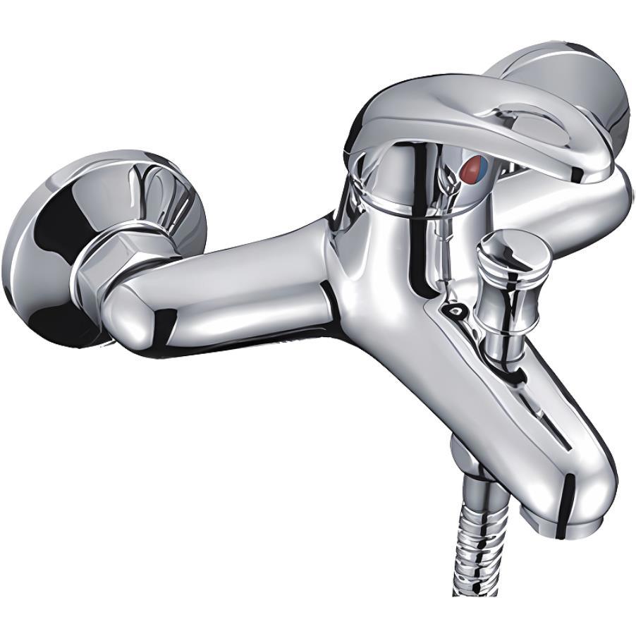 Изображение товара Смеситель D-LIN D130351 для ванны с однорычажным управлением и хромовым покрытием