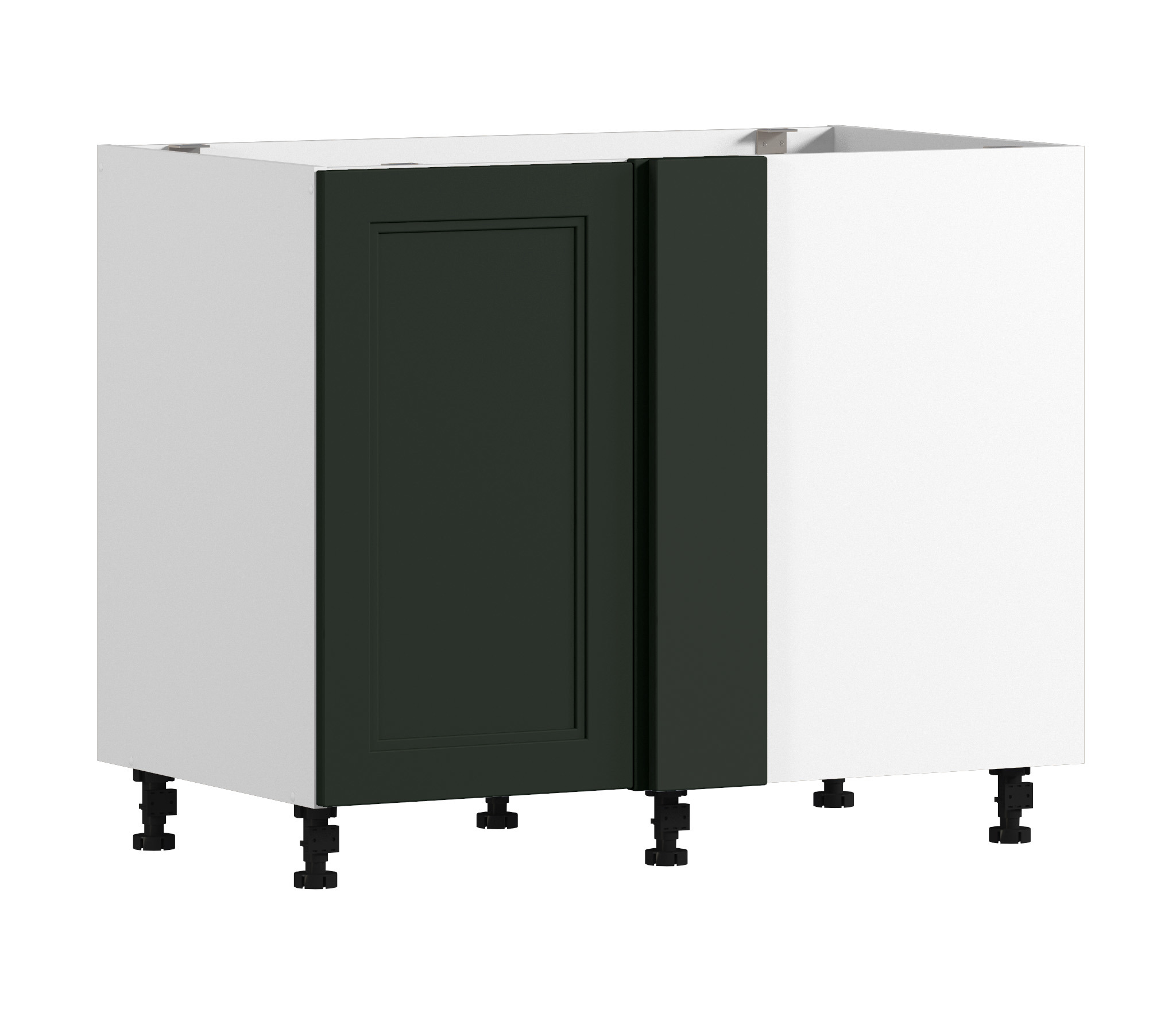 Изображение товара Напольный шкаф Столплит Регина 105x82x56 см из МДФ и ЛДСП, зеленый