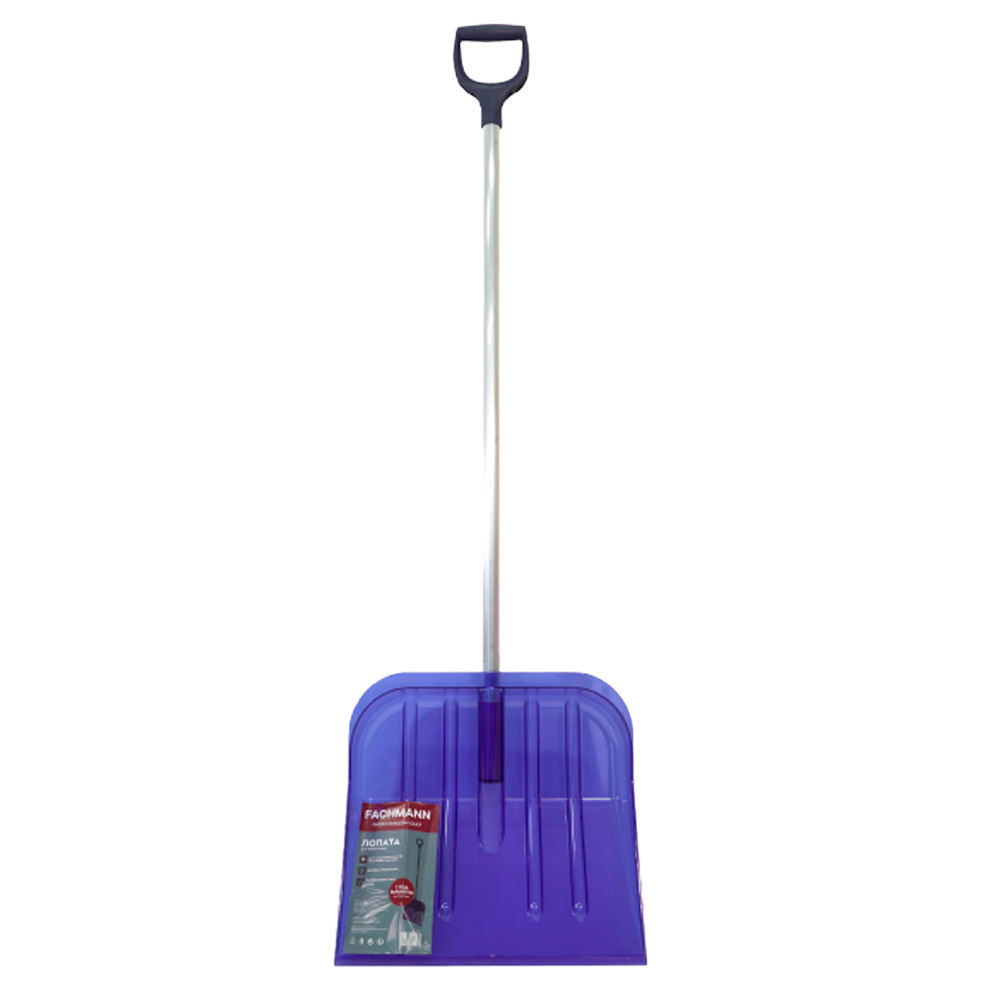 Изображение товара Лопата снеговая поликарбонатная FACHMANN с алюминиевым черенком