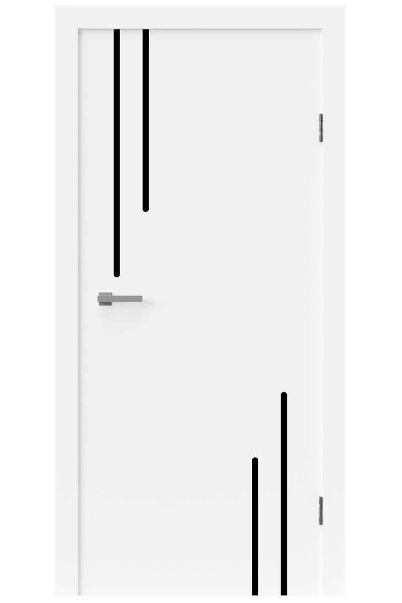 Изображение товара Межкомнатная дверь DK-doors Lux глухая 60x200 см ПВХ без замка и петель