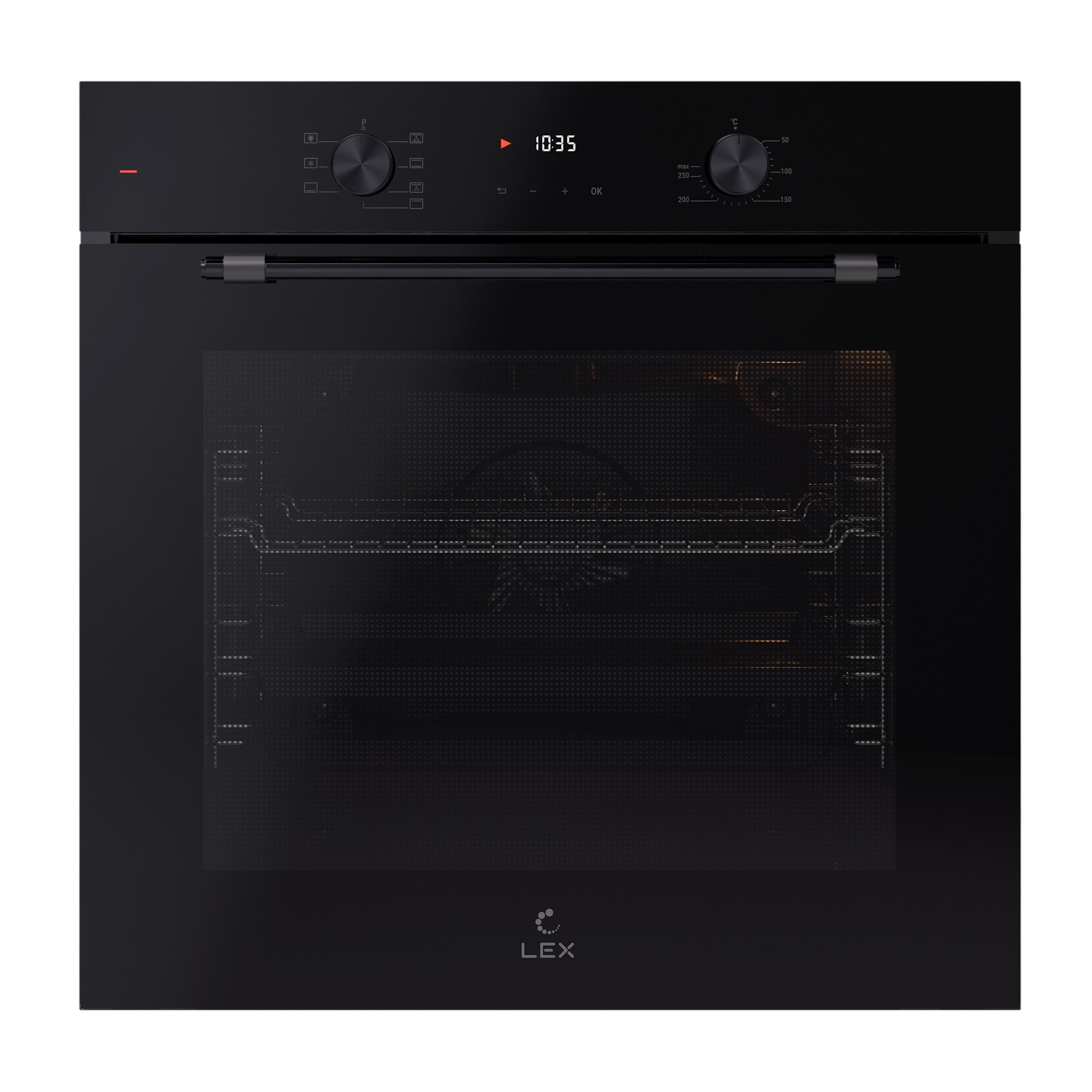 Изображение товара Духовой шкаф Lex EDP 671 BBL MAX черный 78 л сенсорное и механическое управление