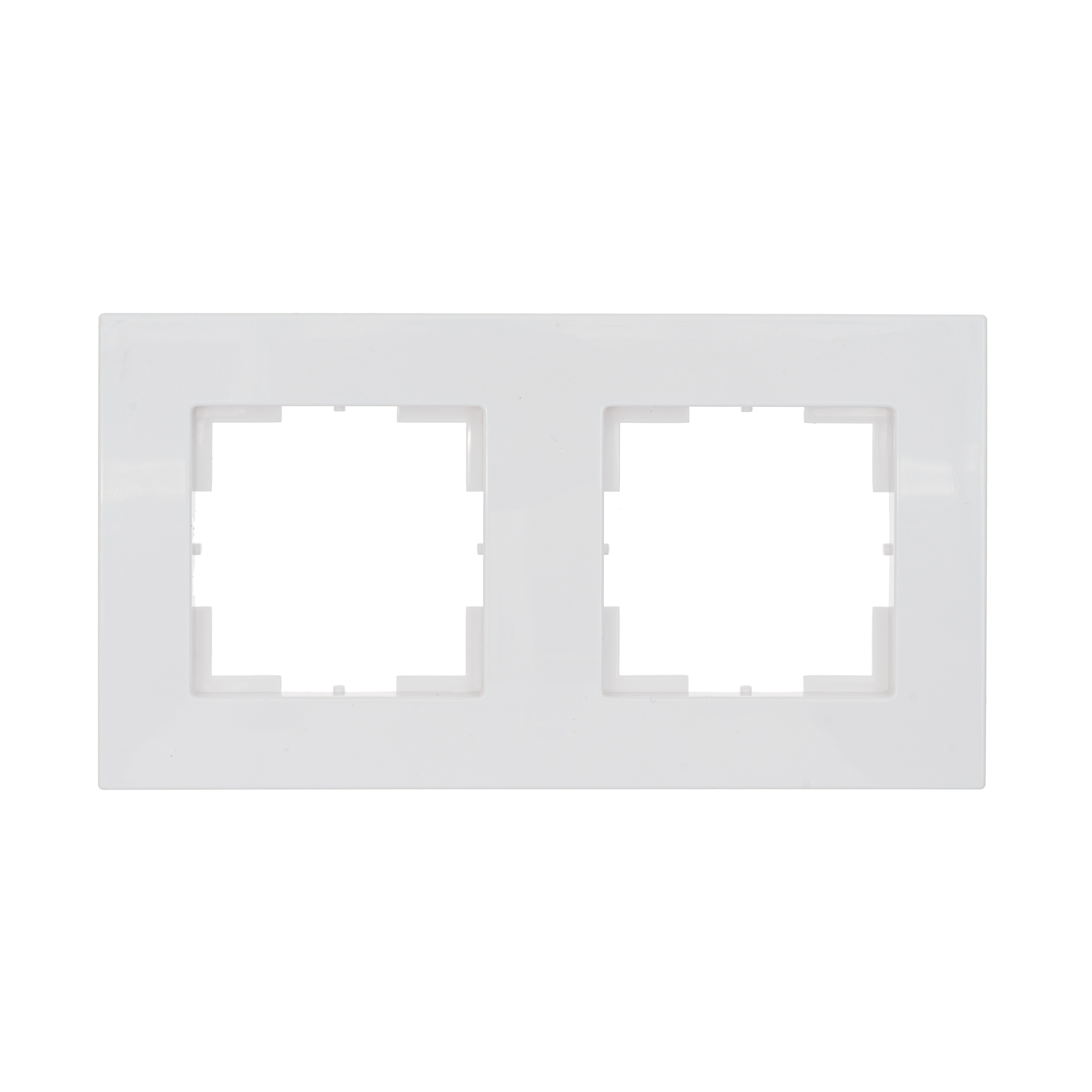 Изображение товара Рамка для розеток и выключателей 2 поста КУНЦЕВО-ЭЛЕКТРО Аксиома белая