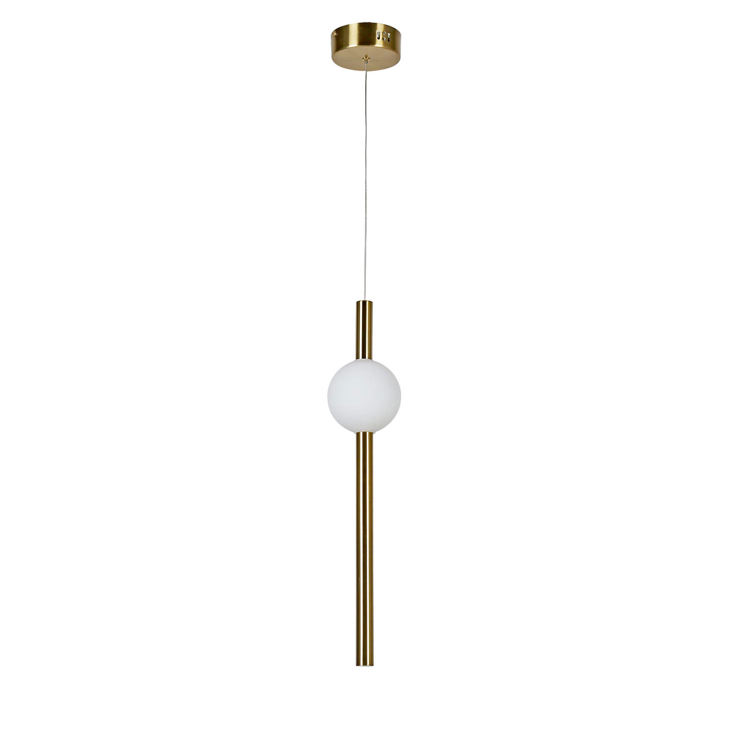 Изображение товара Подвесной светильник Favourite 2641-1P теплый белый с золотистым каркасом