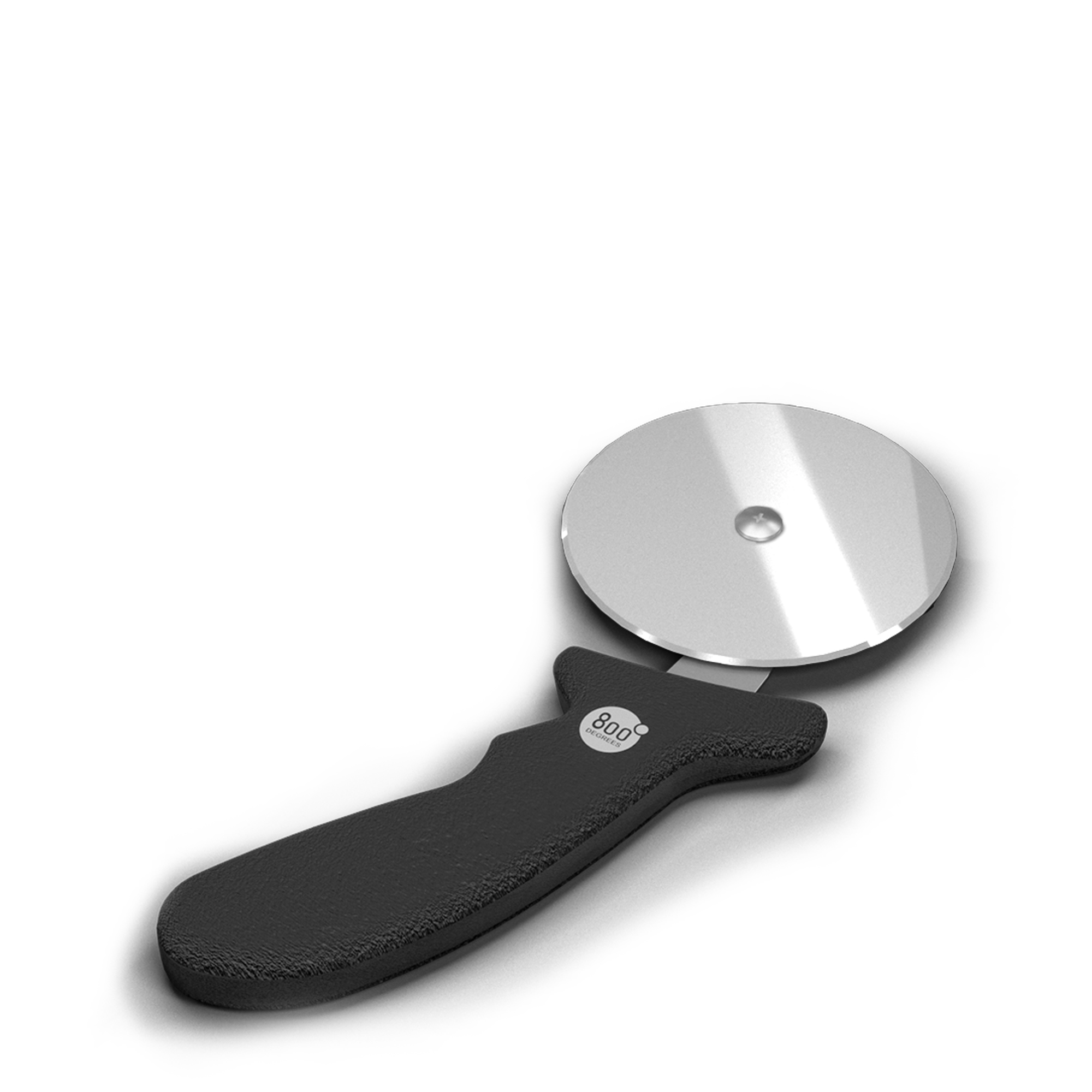 Изображение товара Нож для пиццы Pizza Cutter Wheel 800 Degrees 10 см нержавеющая сталь черный