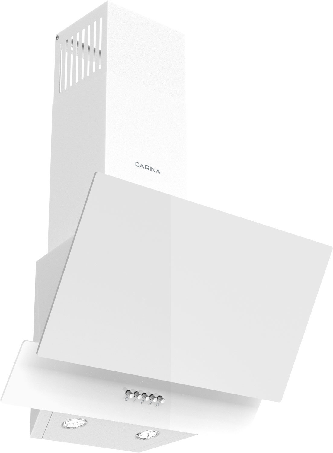 Изображение товара Вытяжка DARINA SLIDE G502W белая наклонная мощность 650 м³/ч