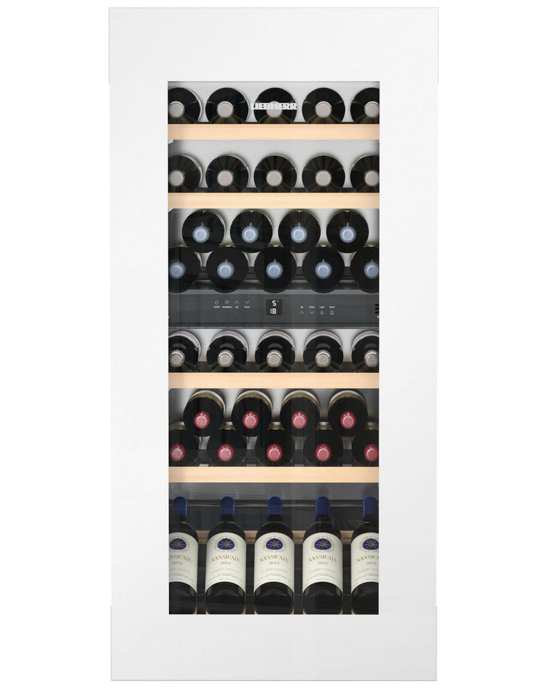 Изображение товара Встраиваемый винный шкаф Liebherr 51 бутылка белое стекло с сенсорным управлением