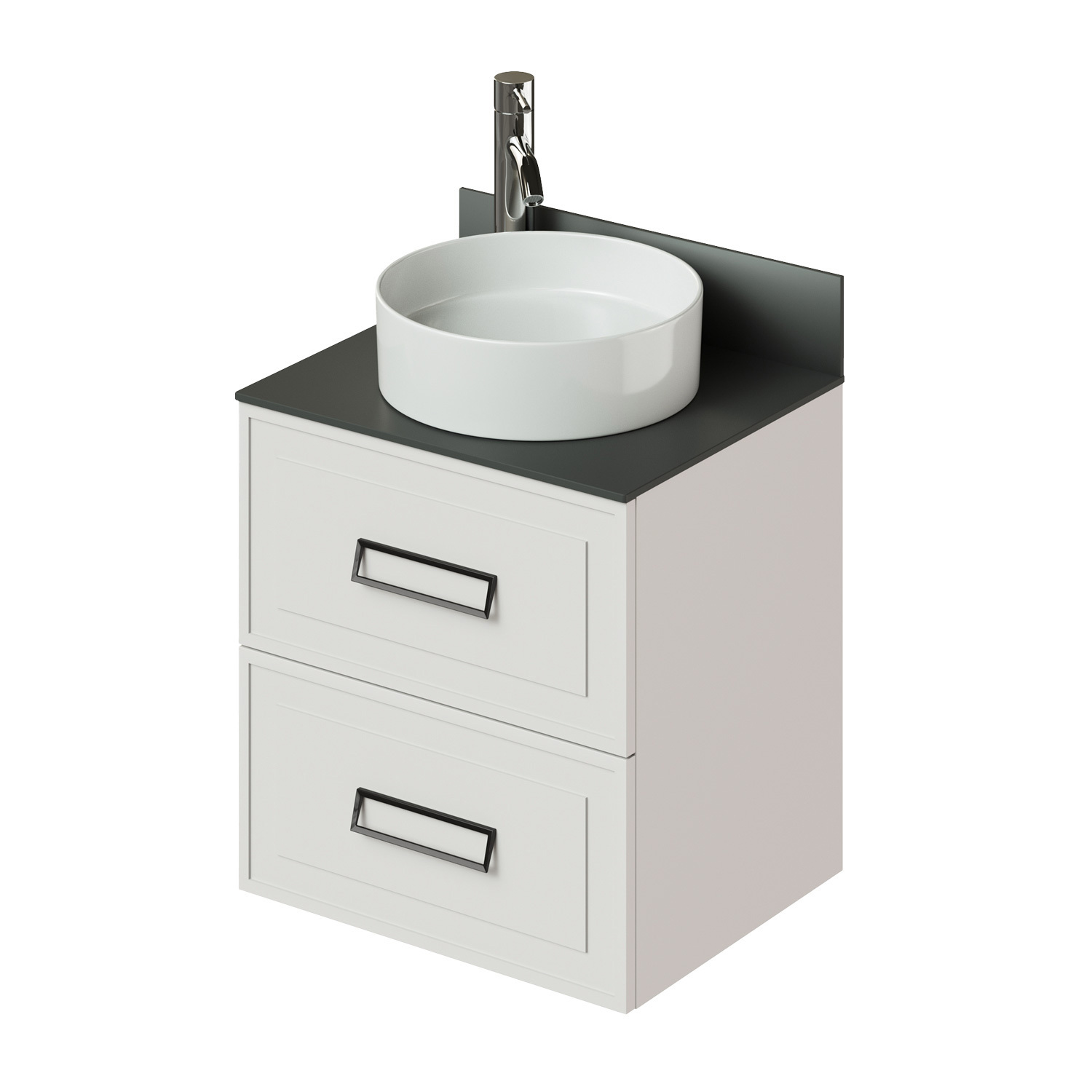 Изображение товара Тумба под раковину Итана Pino 4657810334052 подвесная 58.20см цвет керамик