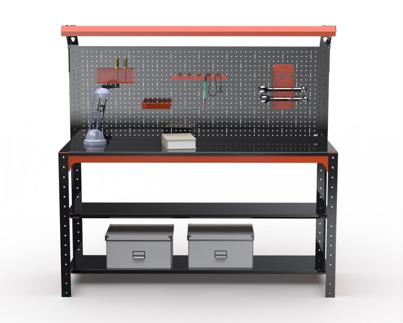 Изображение товара Стол металлический Metalex 201298, максимальная нагрузка 260 кг
