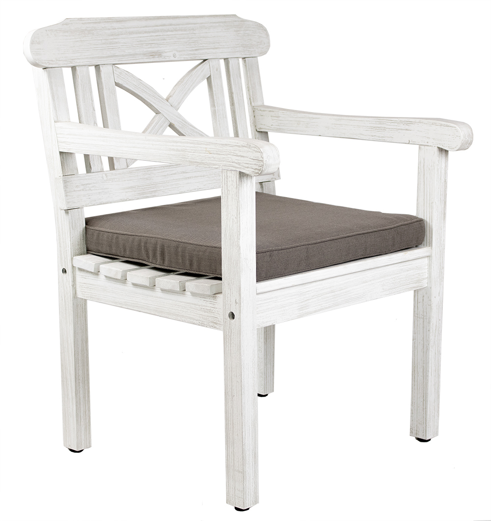 Изображение товара Кресло садовое Brafab Шведская классика из массива акации с подушками