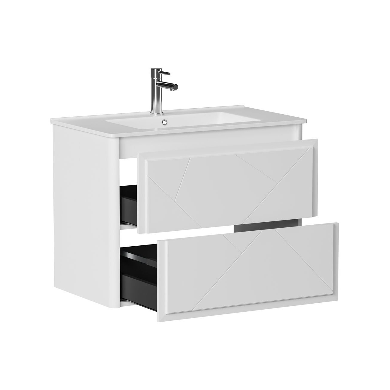 Изображение товара Тумба под раковину Allen Brau Paris 80 белый матовый Германия