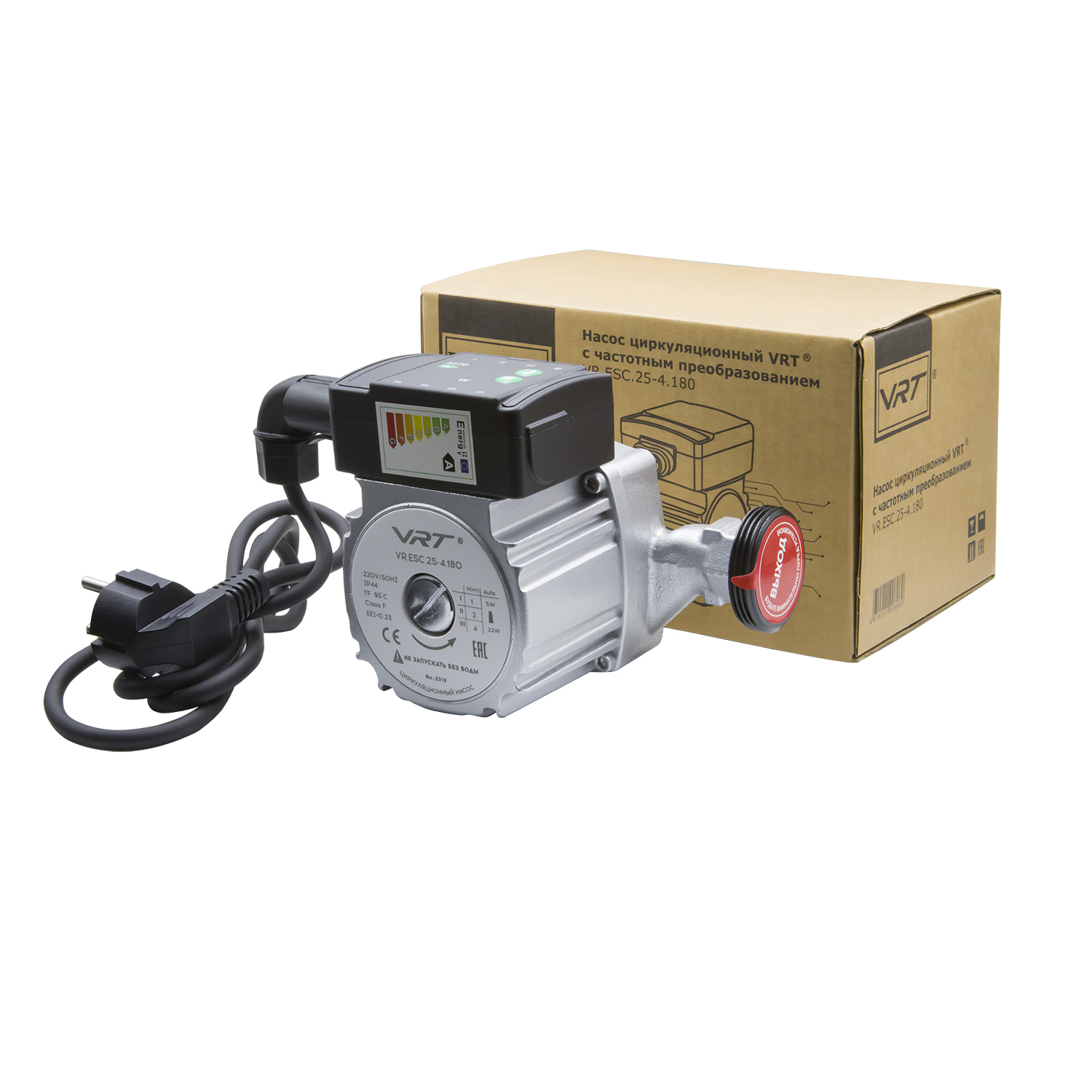 Изображение товара Циркуляционный насос VRT 552648 25/4 180 чугун с гайками