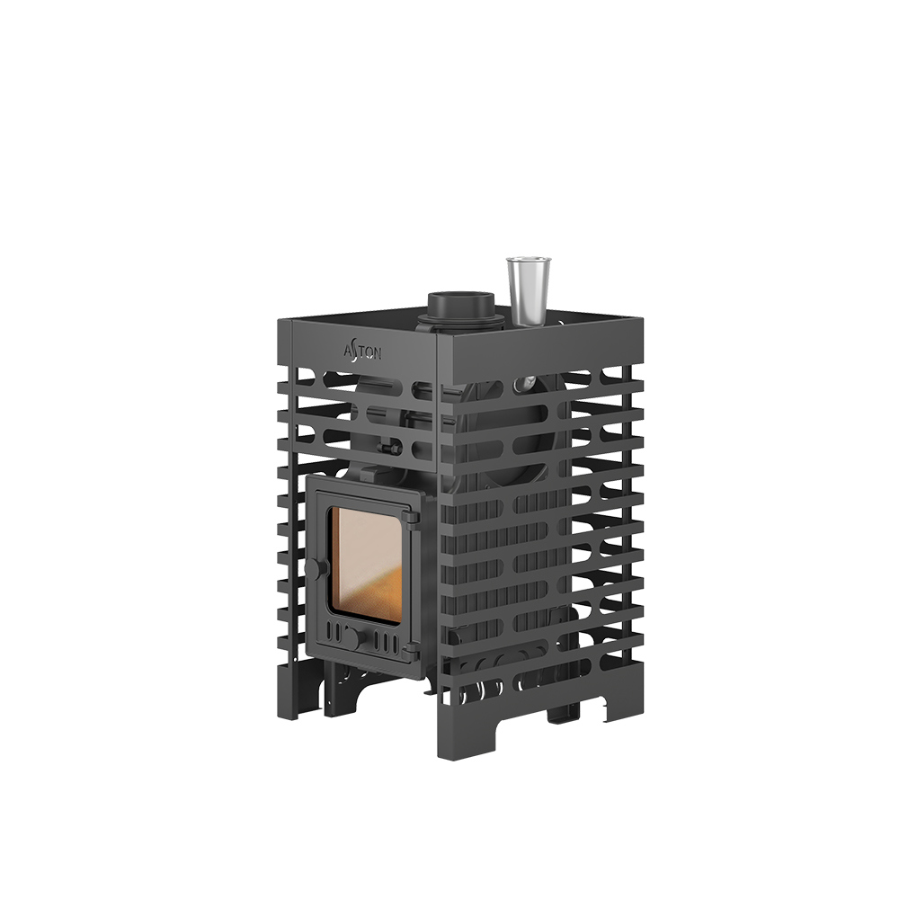 Изображение товара Печь банная дровяная Aston Шторм 16 ДТ-4С б/в 16м³